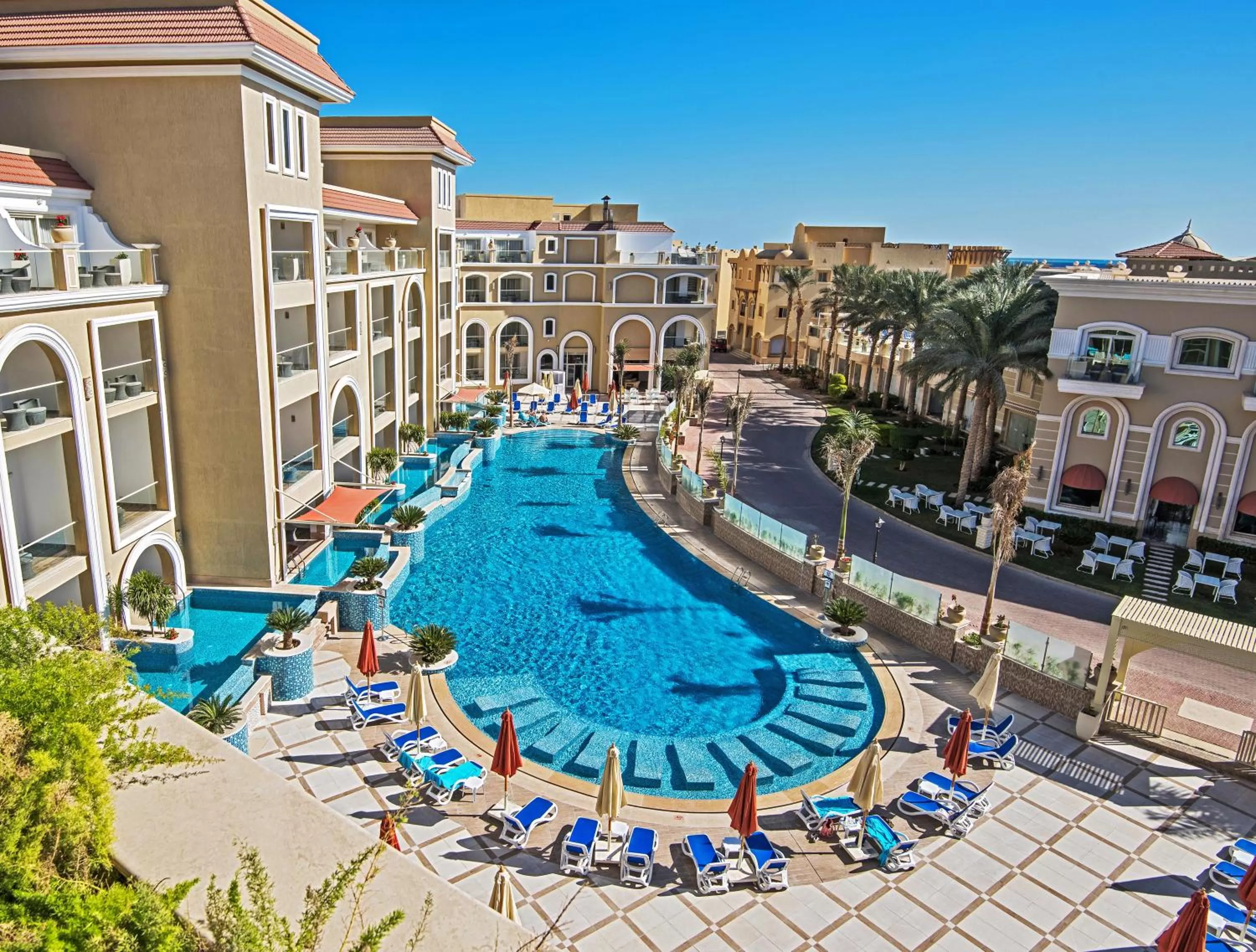 Swimming pool in KaiSol Romance Resort Sahl Hasheesh - Adults Only