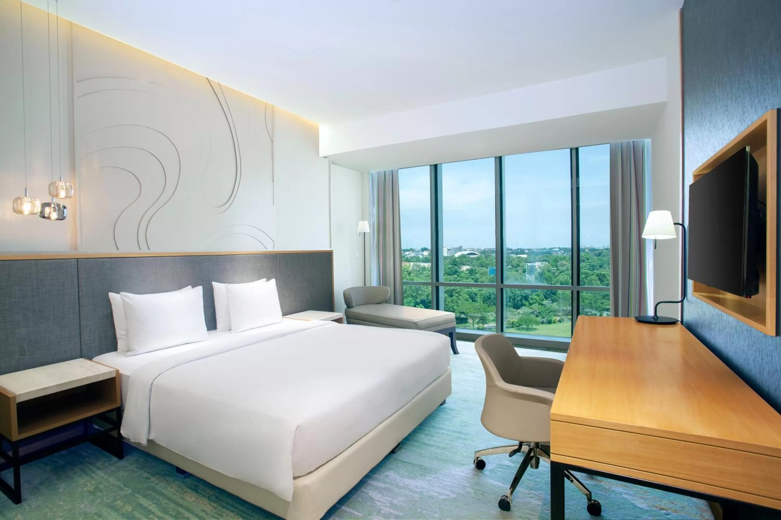 Bed in Radisson Golf & Convention Center Batam