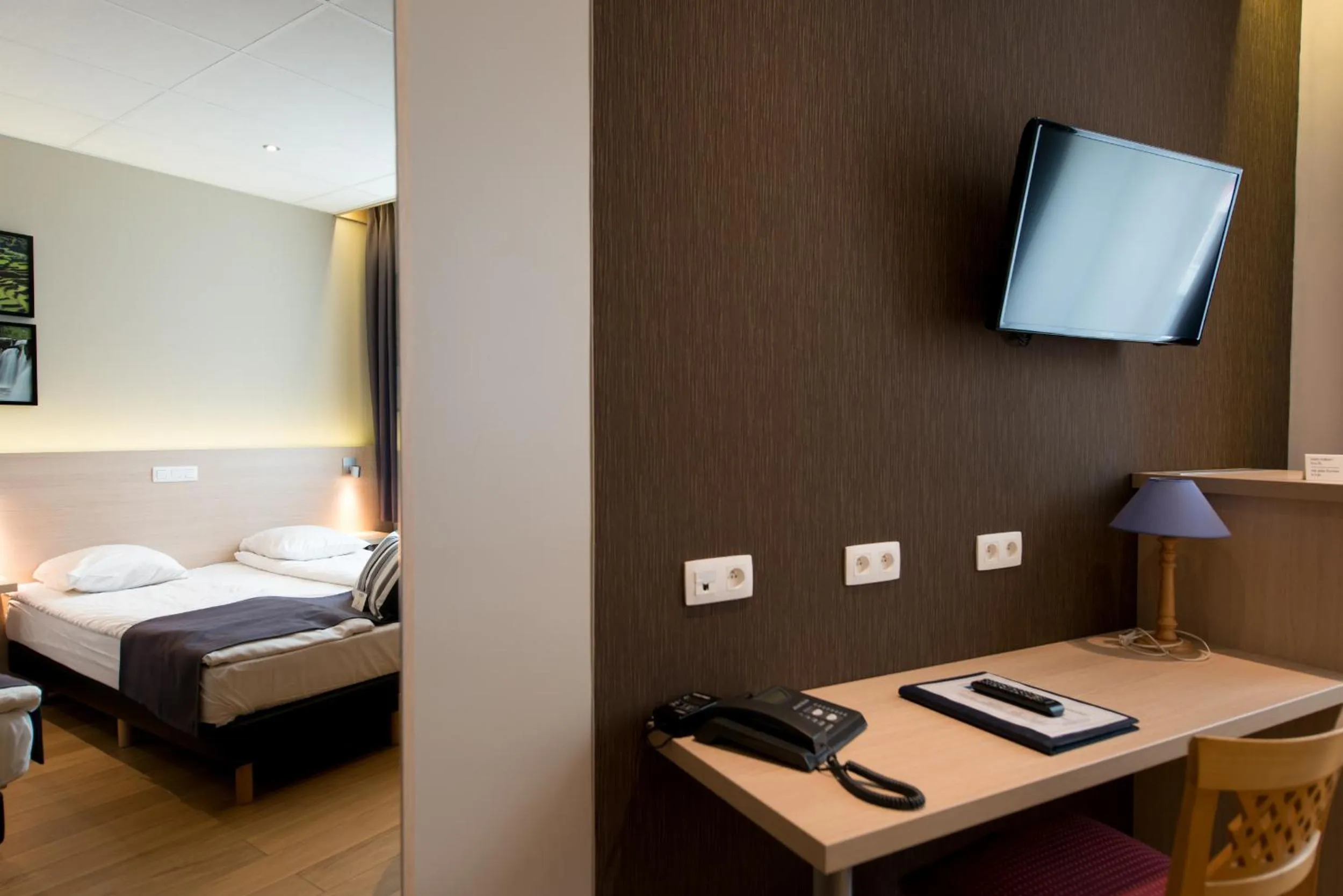Seating area, Bed in Univers Hotel Liege-Guillemins