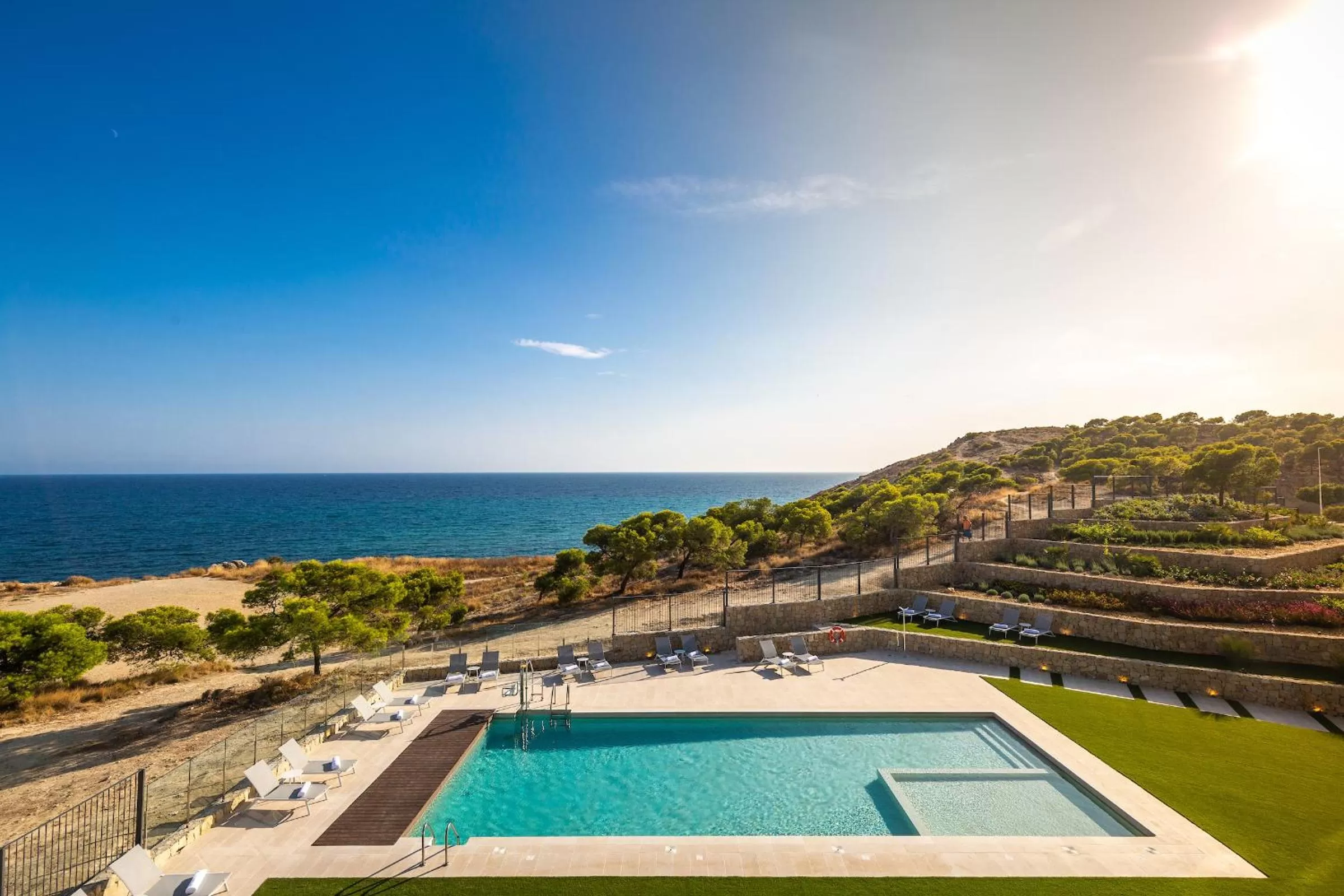 Swimming pool in Blue Line Apartment Hotel - Be Line Group