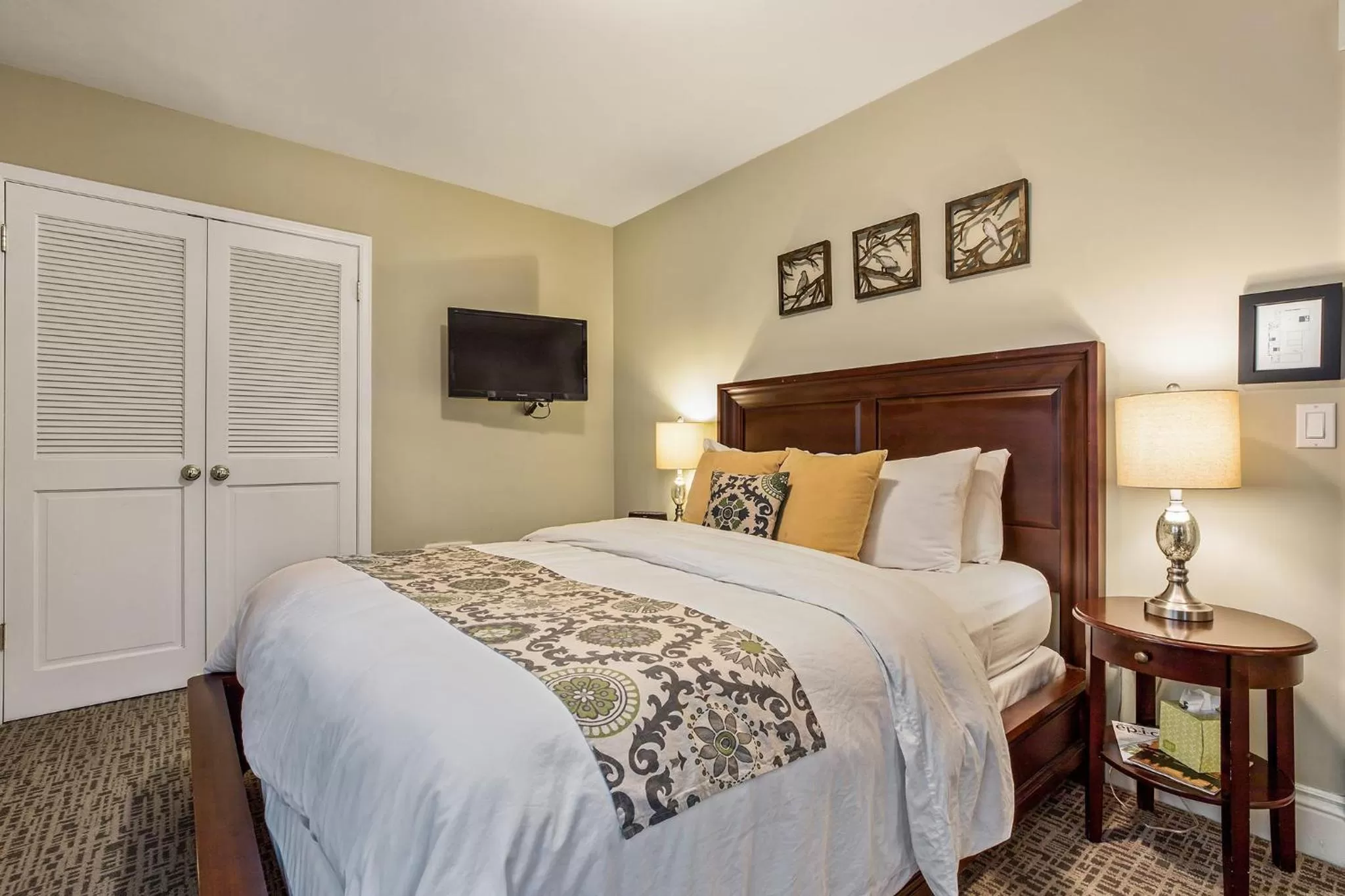 Bed in Parker Guest House