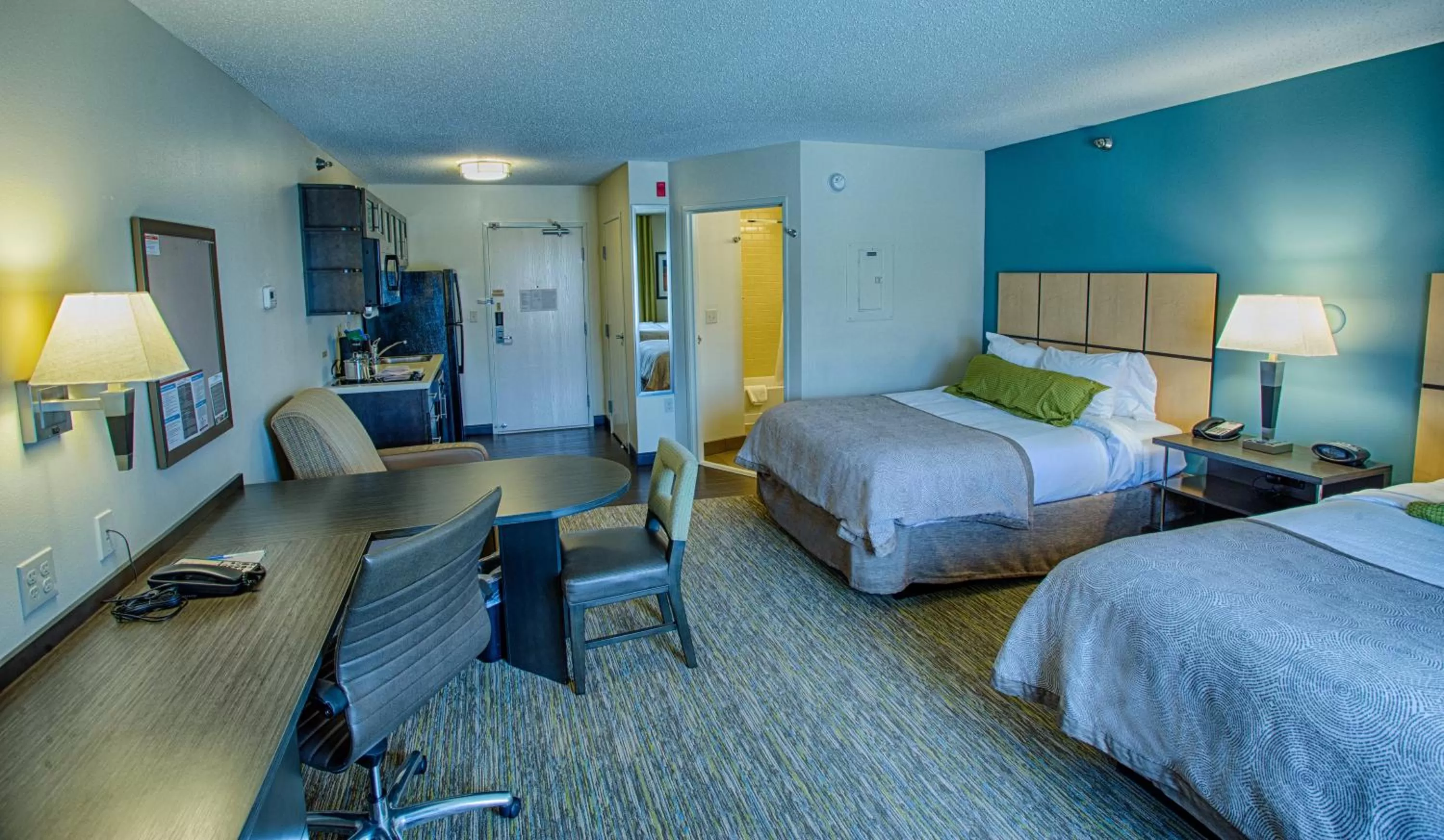 Photo of the whole room, Bed in Candlewood Suites Fargo-North Dakota State University by IHG