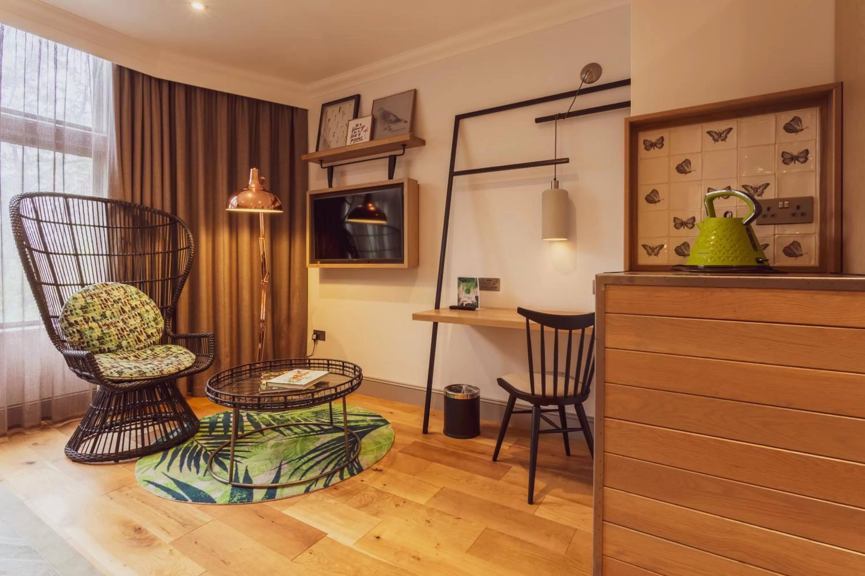 Seating area in The Gardens Hotel