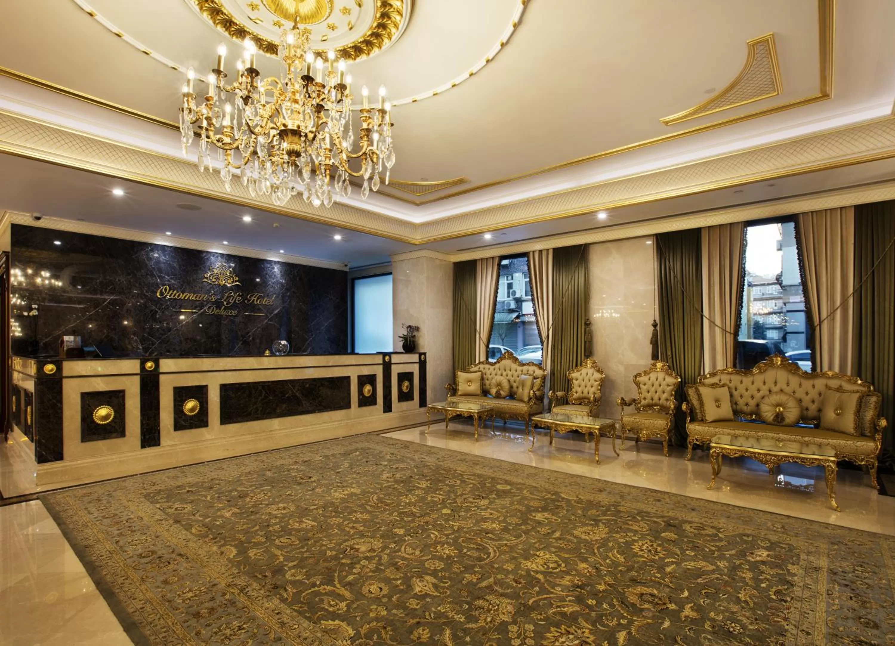 Lobby or reception in Ottoman's Life Hotel Deluxe