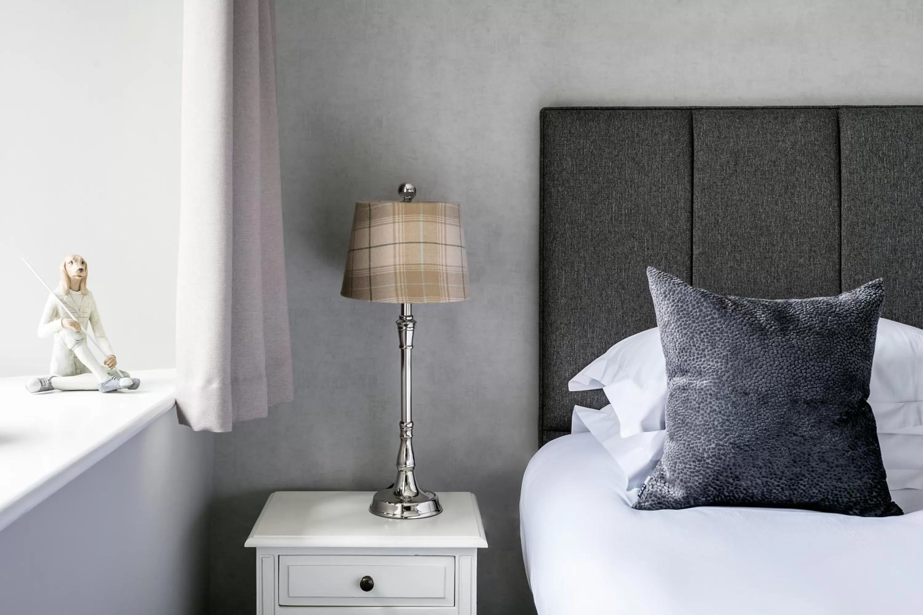 Bedroom, Bed in The Lodge @ Carus Green