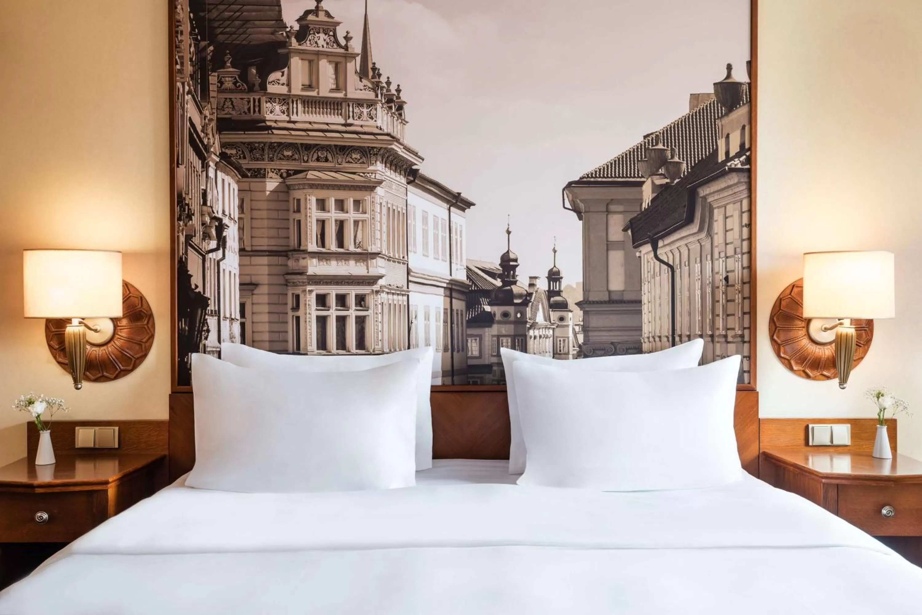 Bedroom, Bed in Lindner Hotel Prague Castle, part of JdV by Hyatt