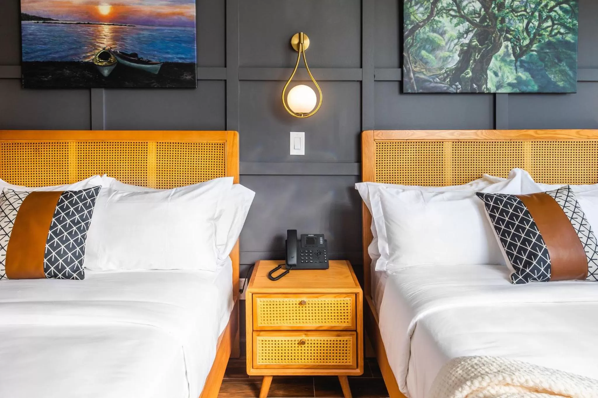 Bed in The Modernist Hotel