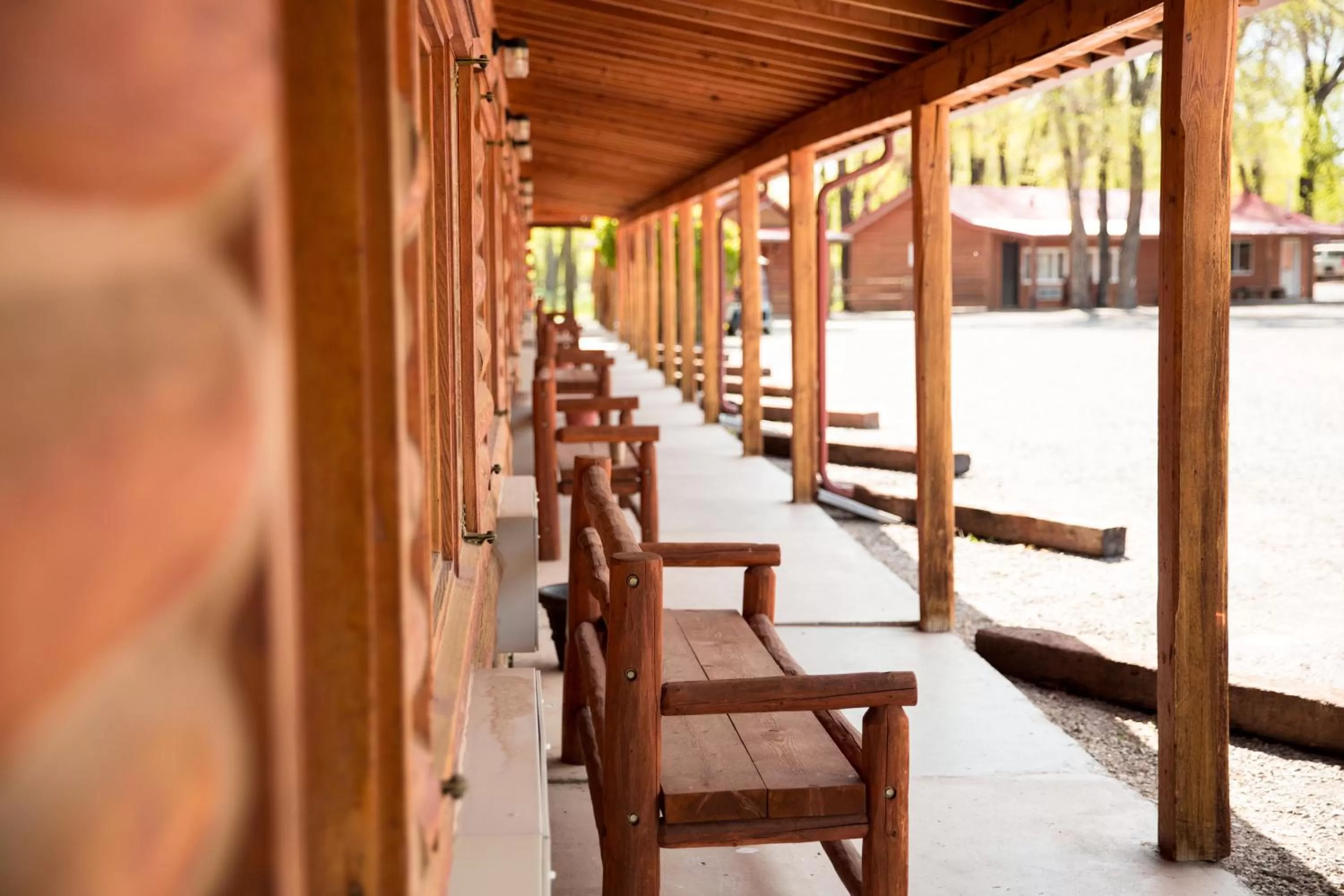 Patio in The Longhorn Ranch Resort Lodge & RV Park