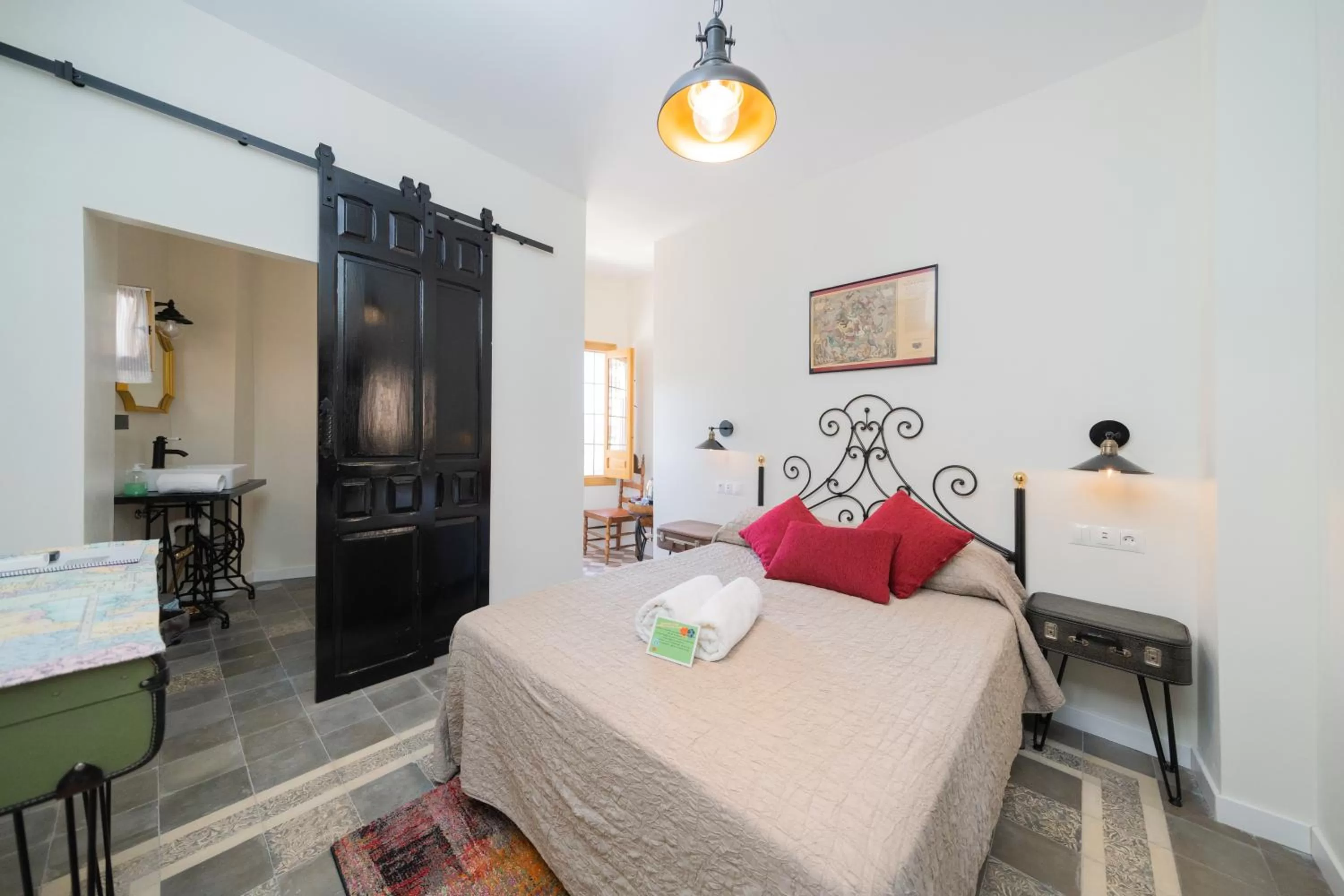 Bedroom, Bed in Villa Moana