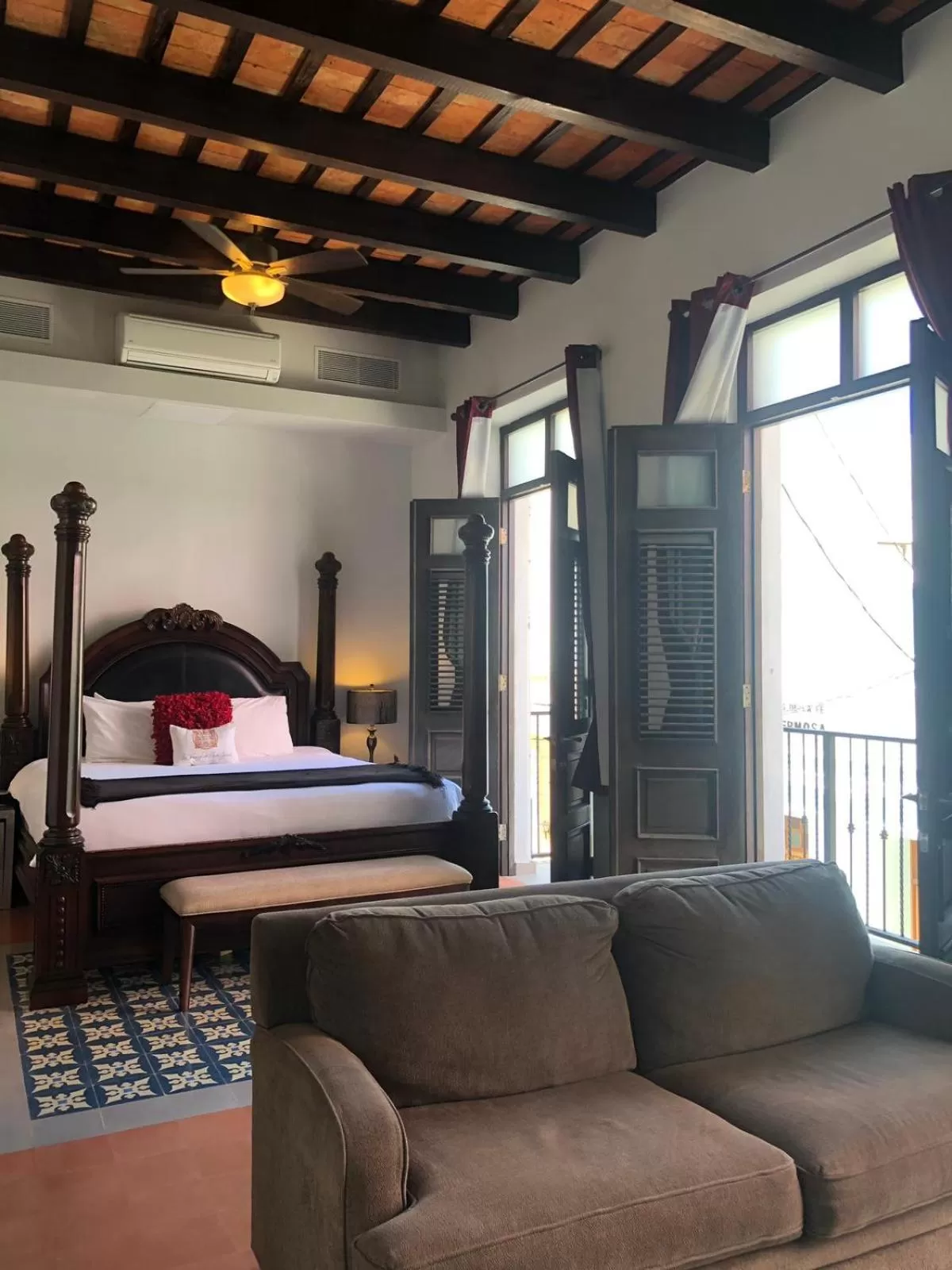 Bed in La Terraza de San Juan