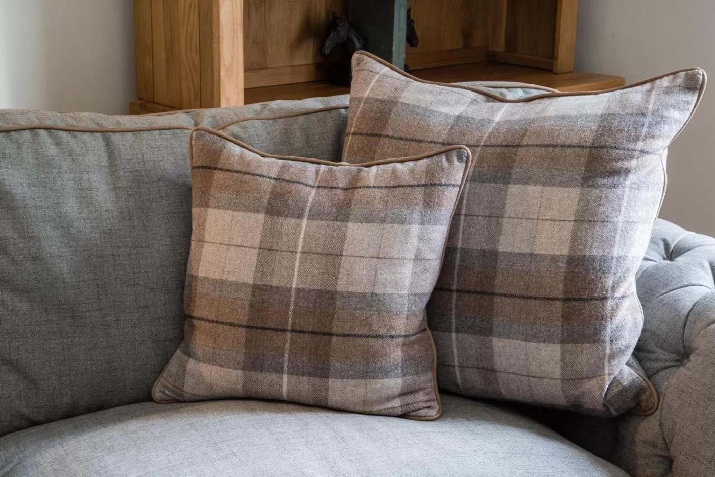 Living room in West Plean House