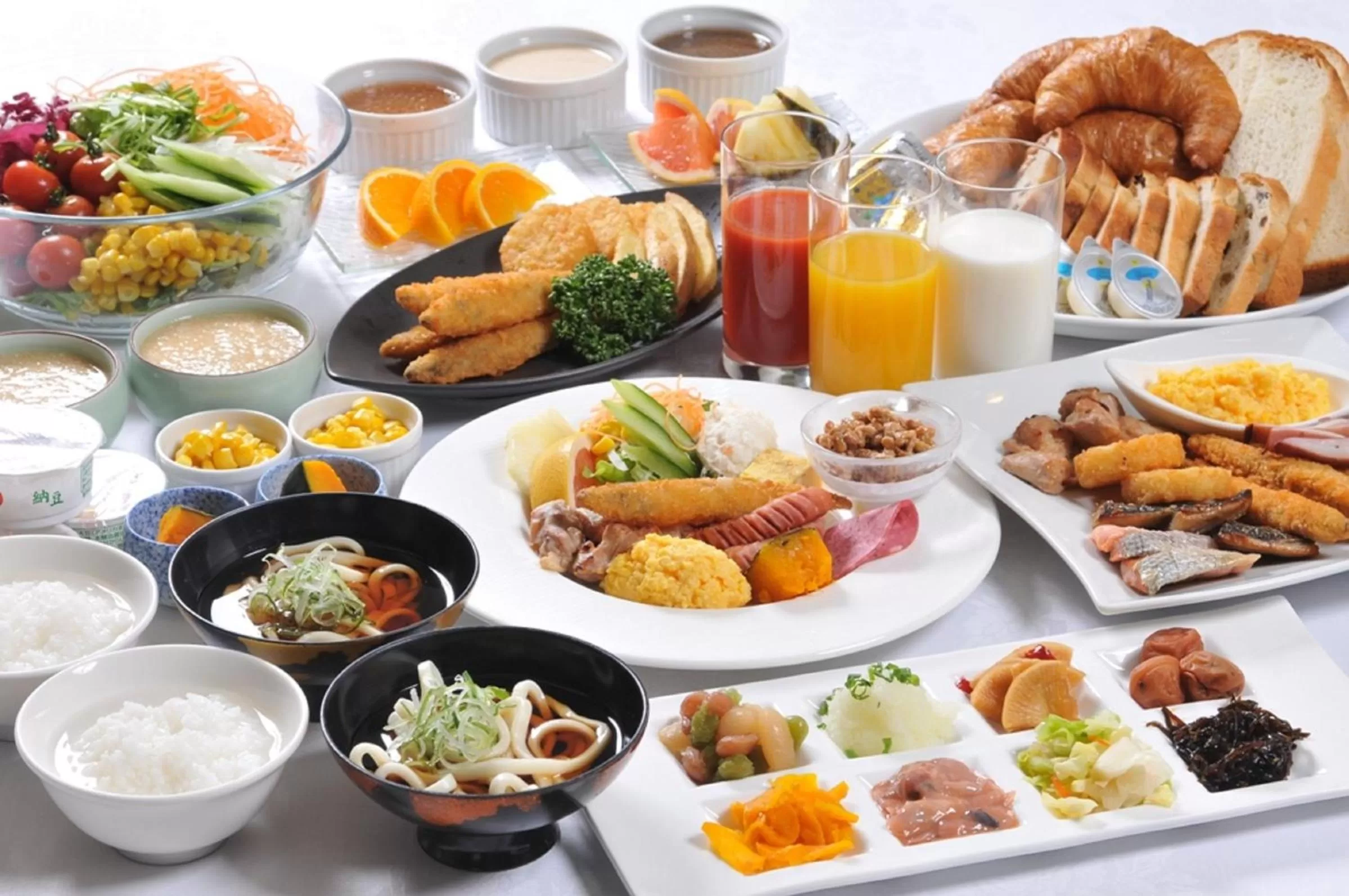 Buffet breakfast in Hotel Grand Terrace Chitose
