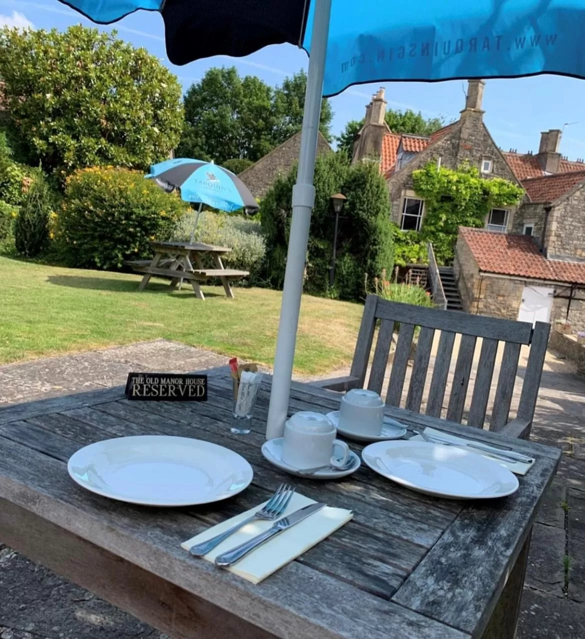 Patio in The Old Manor House Hotel