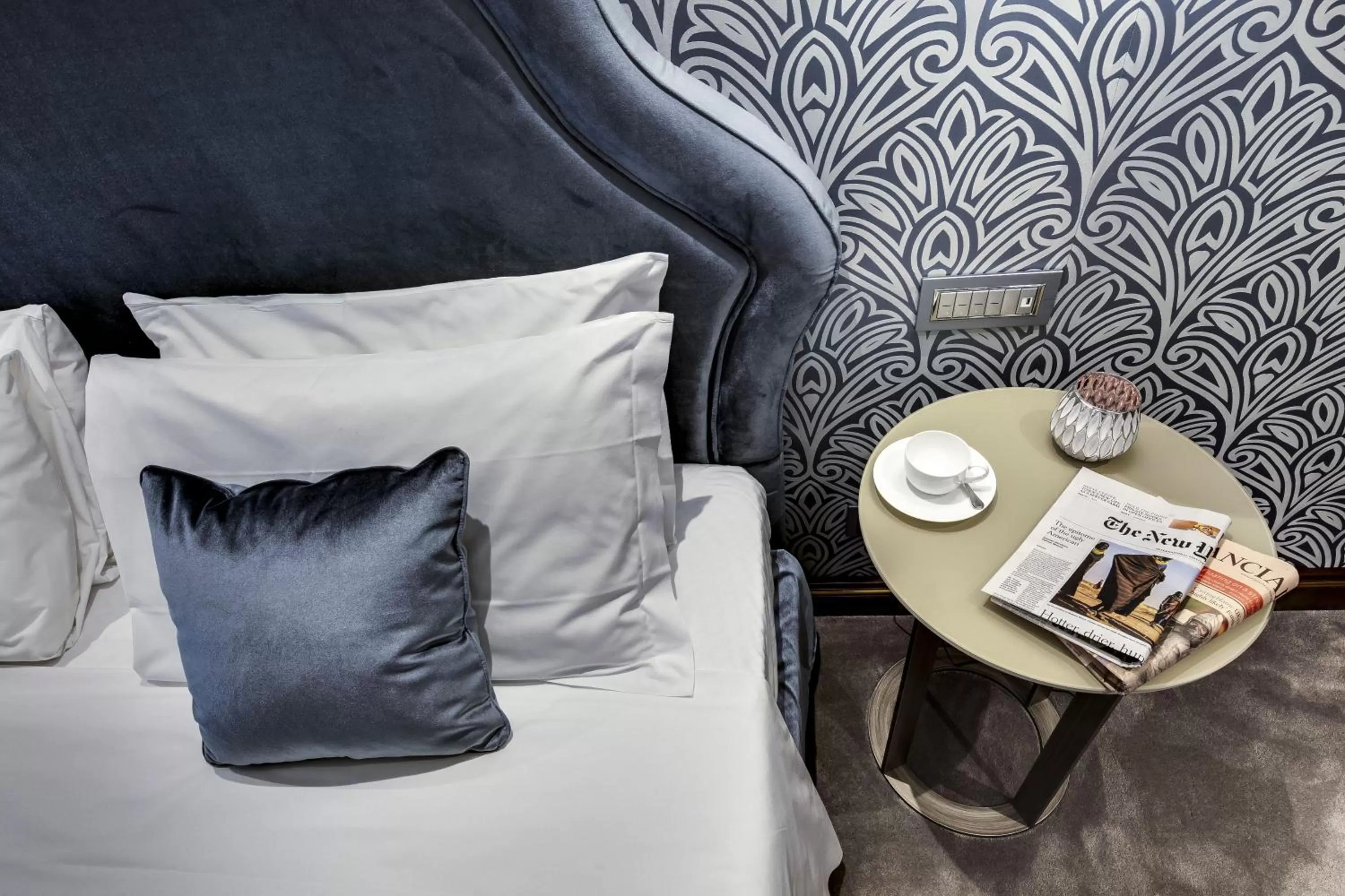 Decorative detail, Bed in Hotel Donà Palace