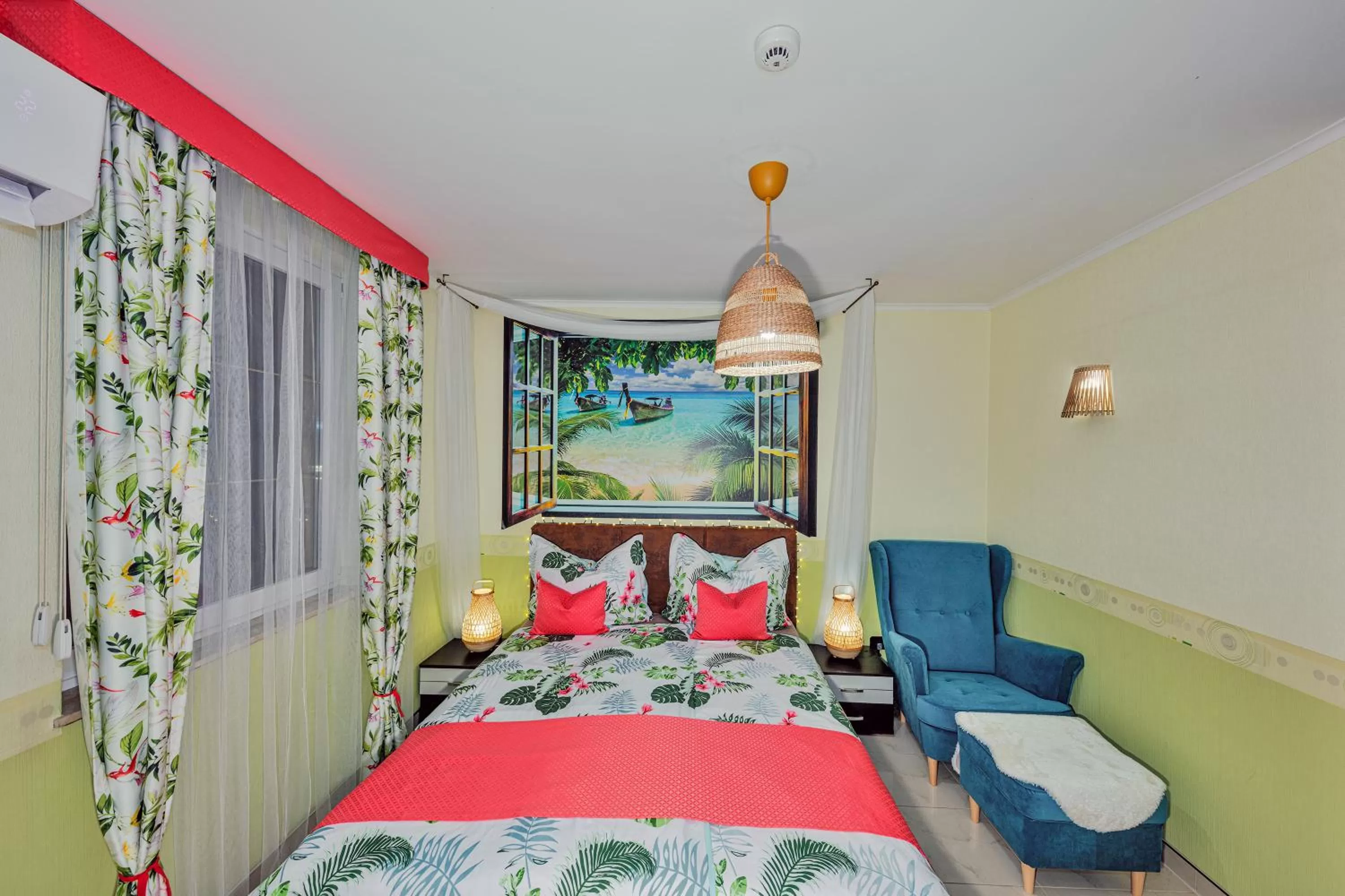 Bed in Vintiamo Apartmanok