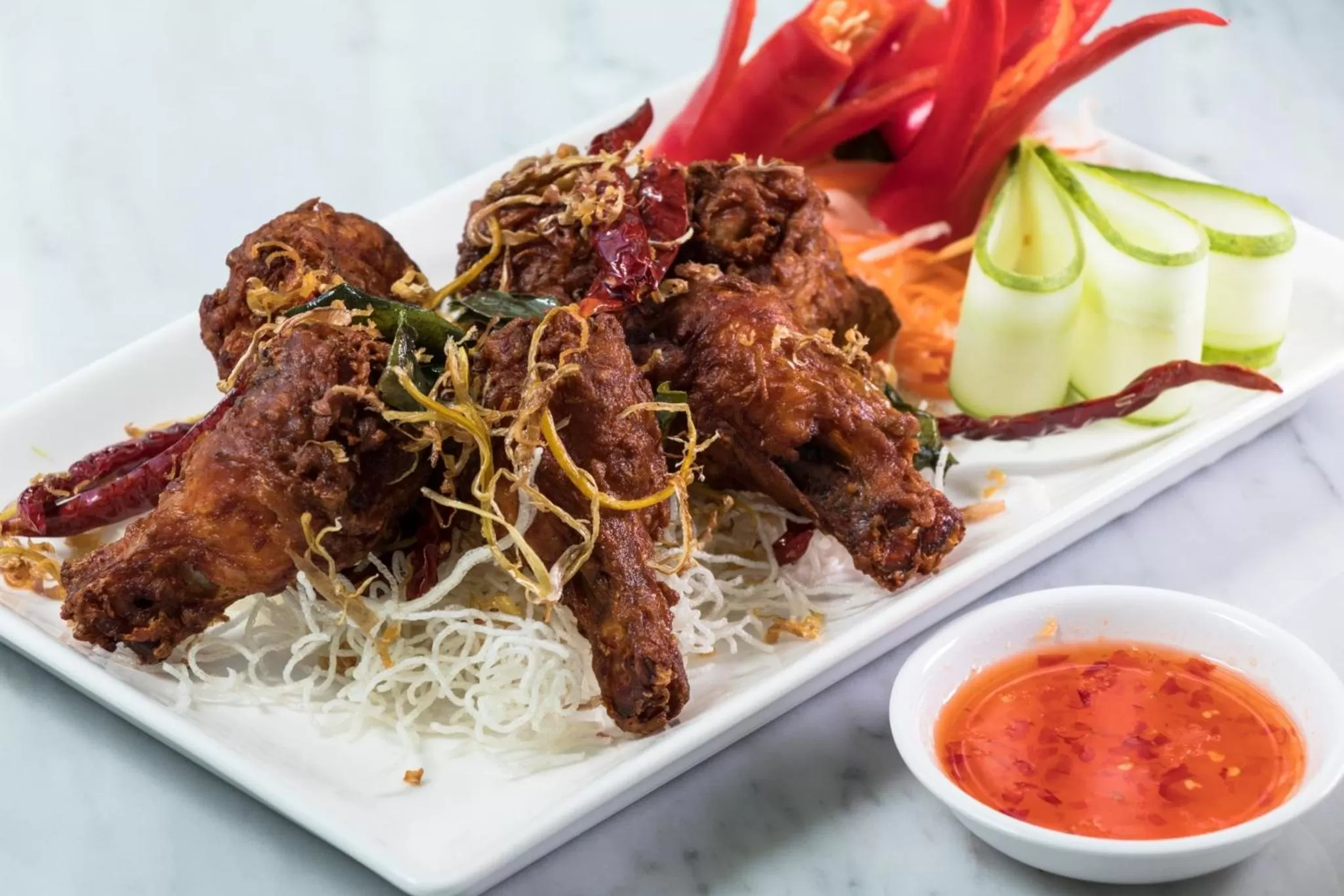 Food close-up in P Plus Hotel