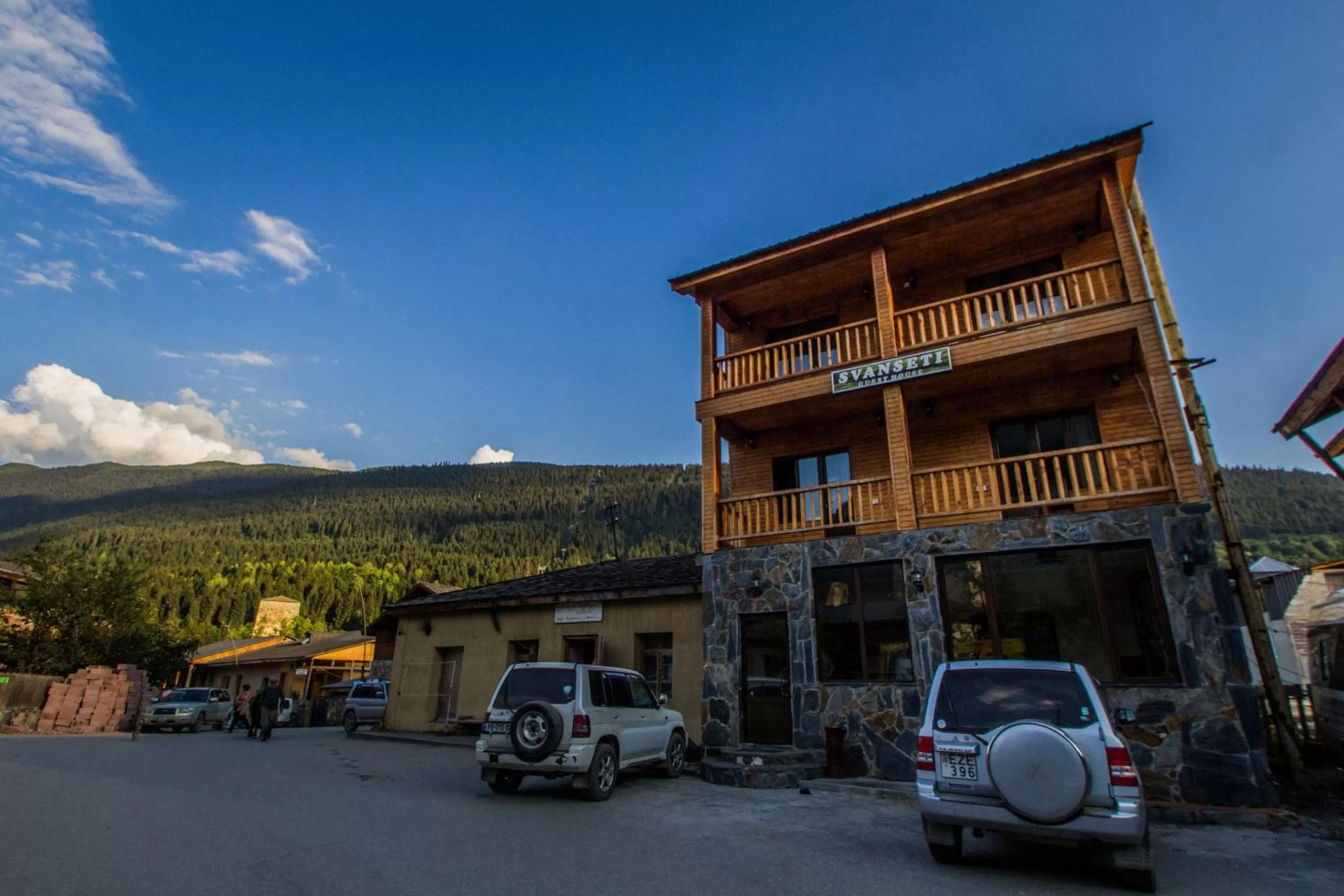 Facade/entrance, Property Building in Hotel Svanseti