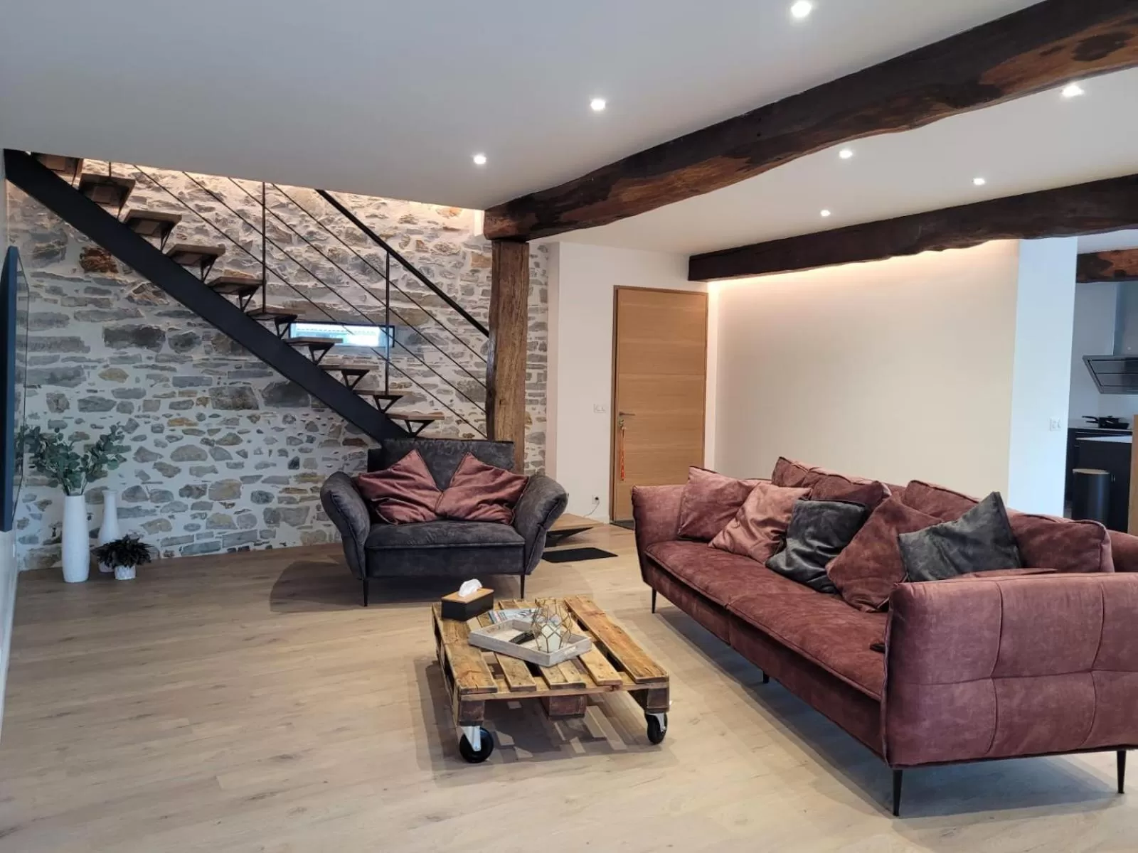 Communal lounge/ TV room, Seating Area in Ferme Peyroutet