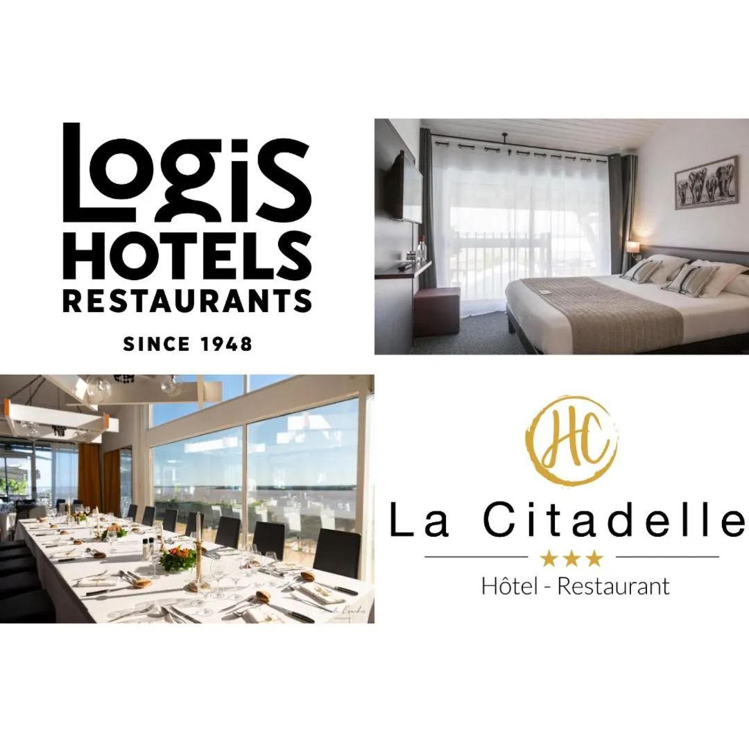 Logo/Certificate/Sign, Bed in Logis Hôtel Restaurant La Citadelle