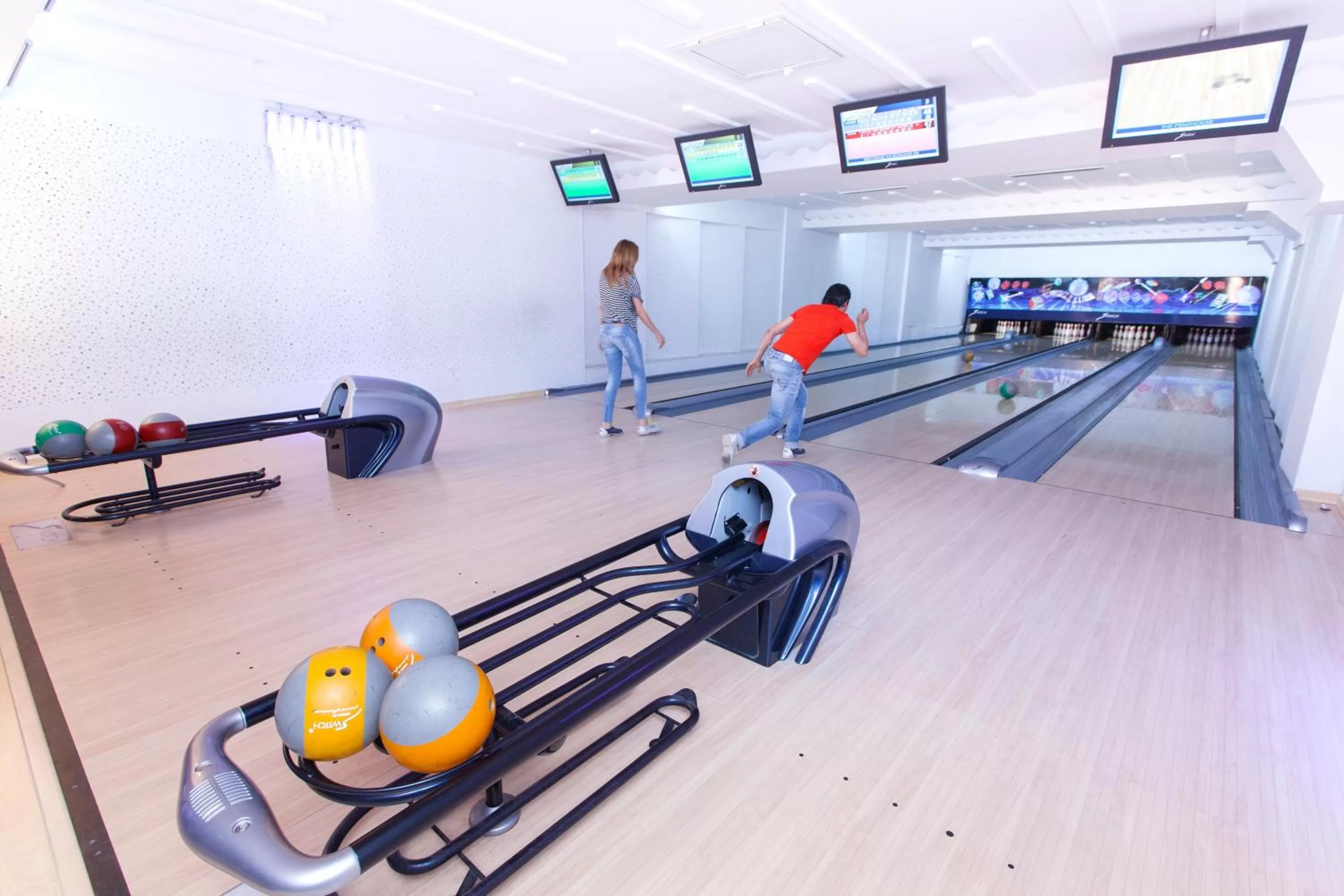 Bowling in The Penthouse Suites Hotel