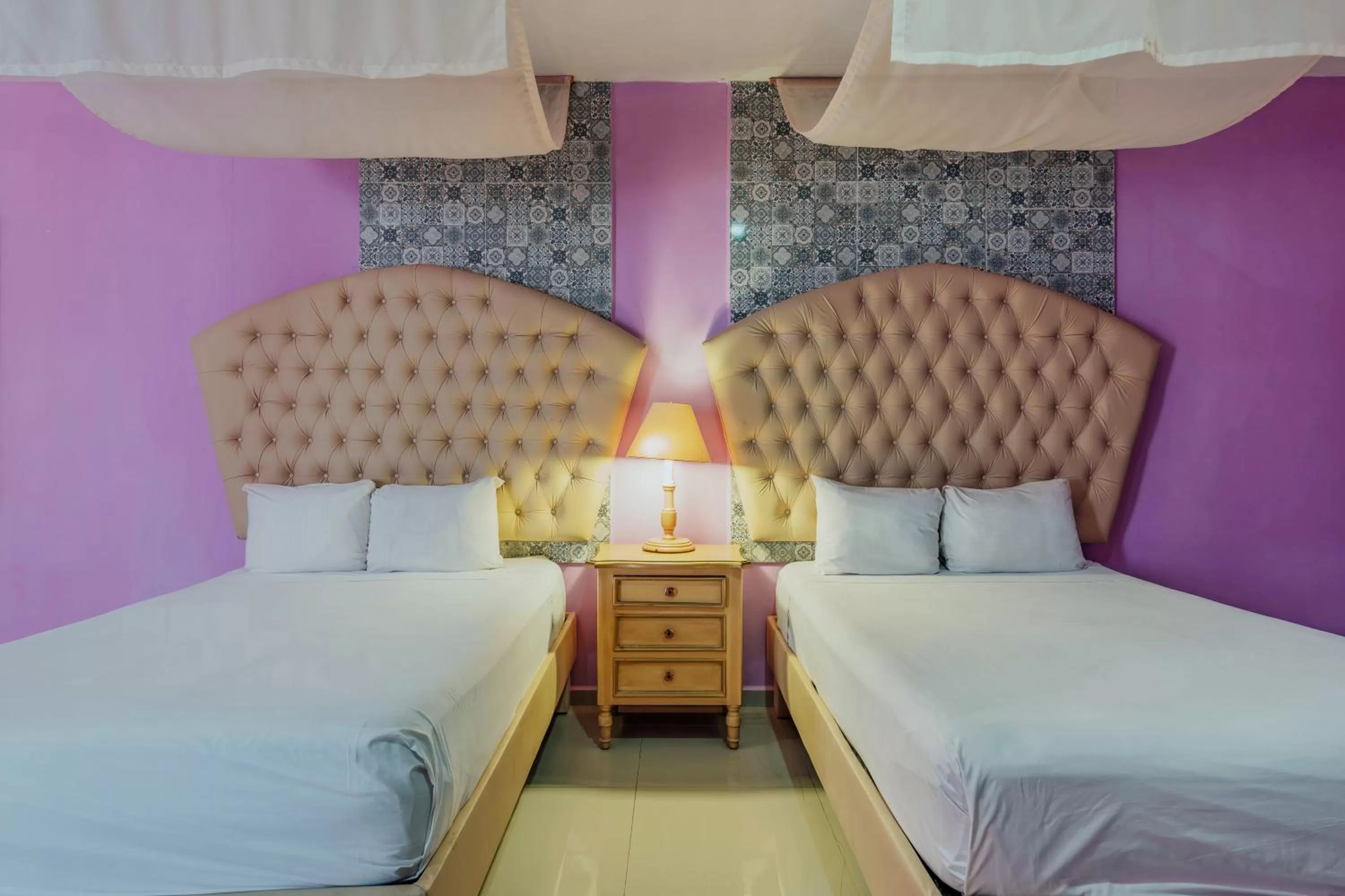 Bedroom, Bed in Hotel Lavanda CAS Merida