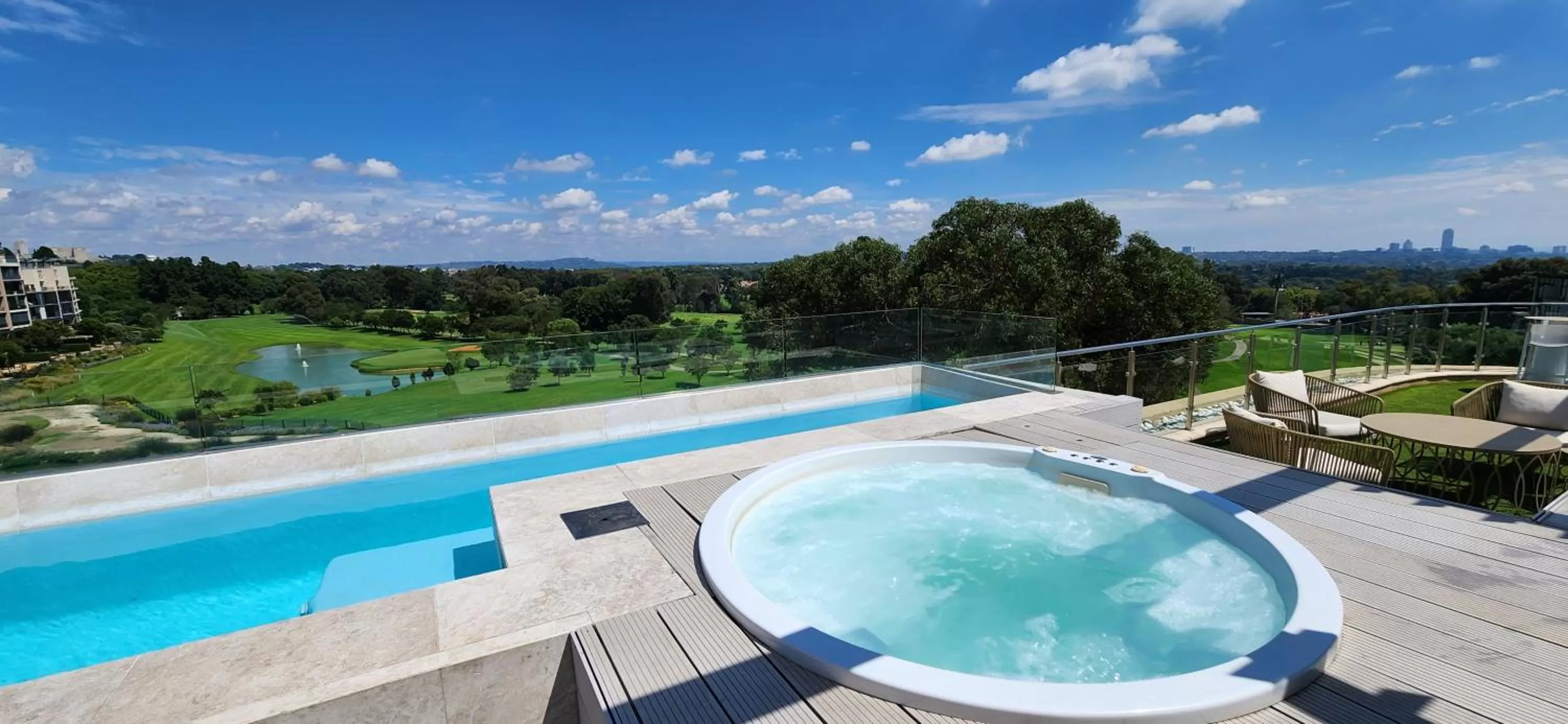 Swimming pool in The Houghton Hotel, Spa, Wellness & Golf