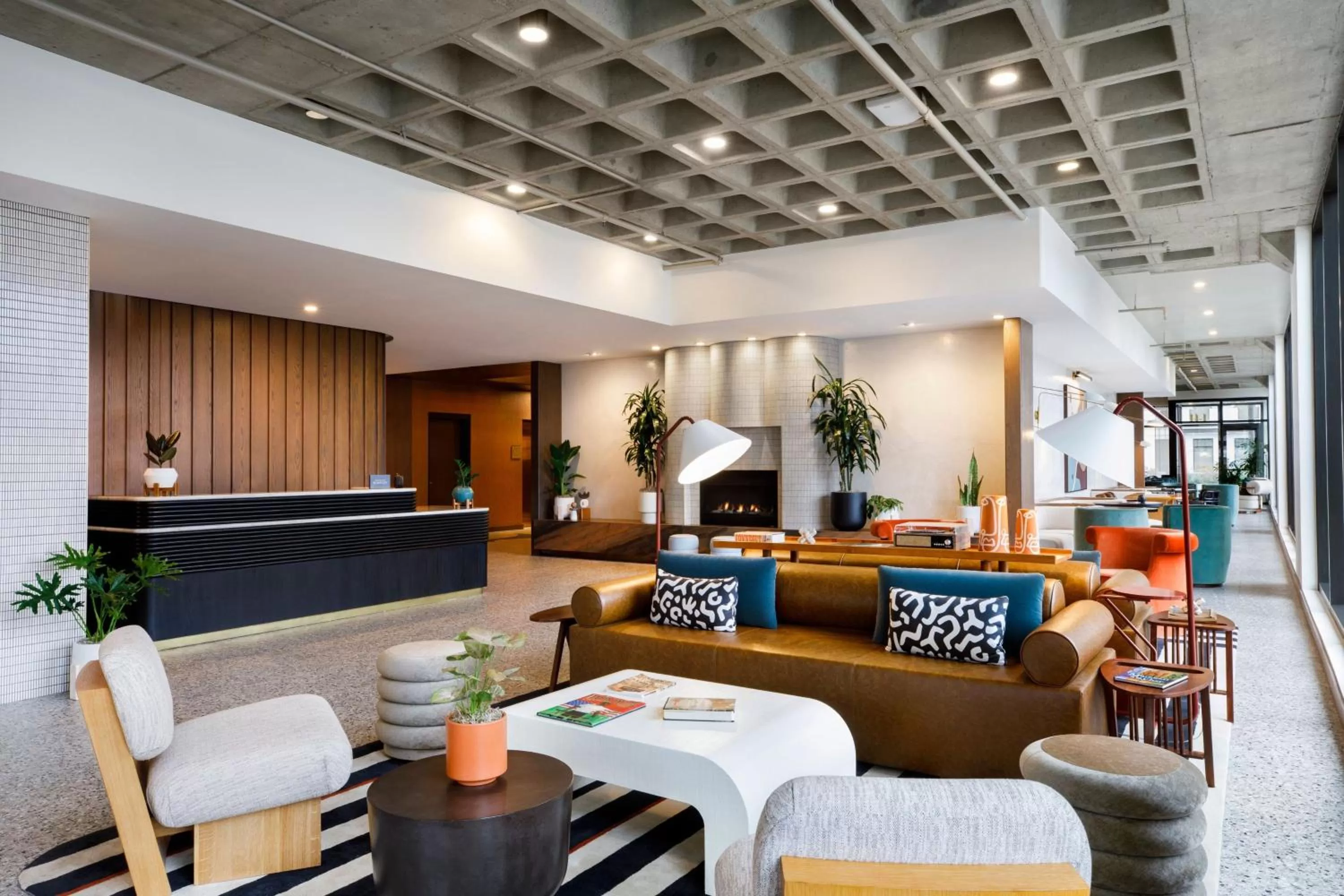 Lobby or reception in Hotel Indy, Indianapolis, a Tribute Portfolio Hotel