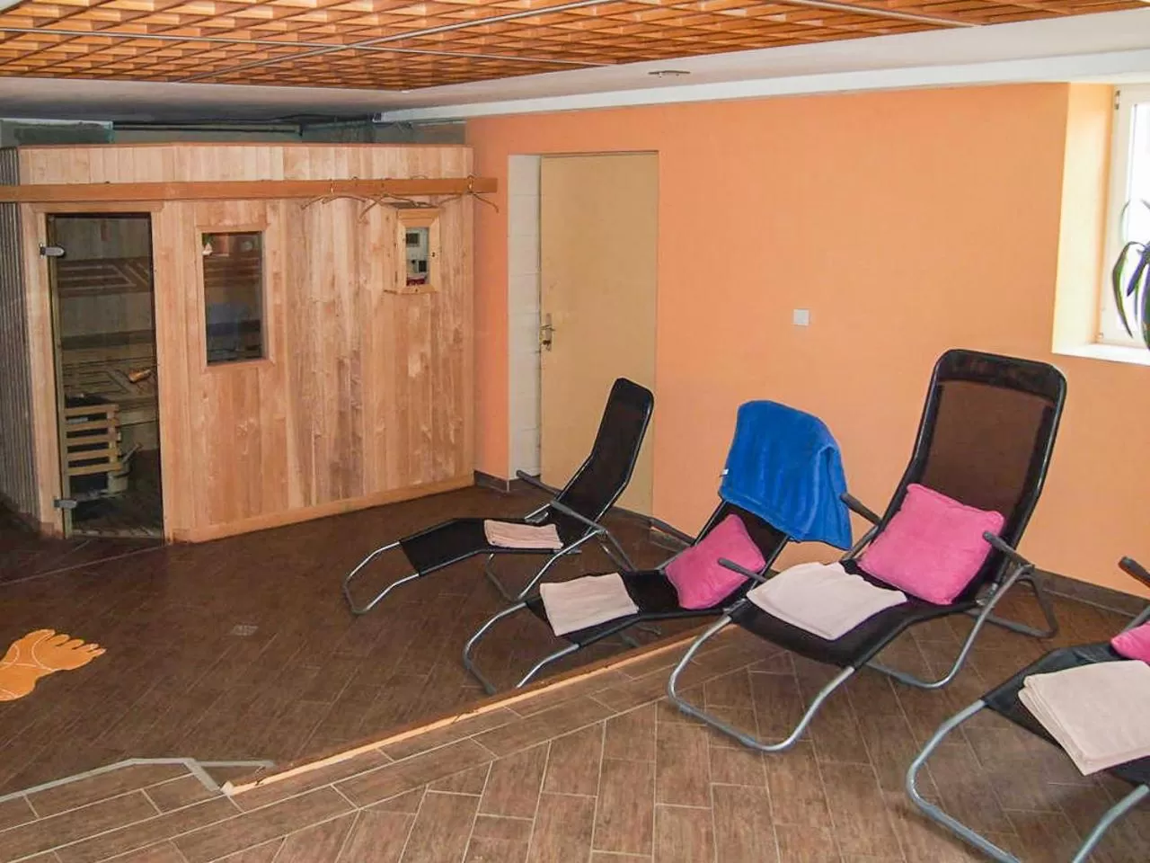 Sauna in Pension Haus Saarland