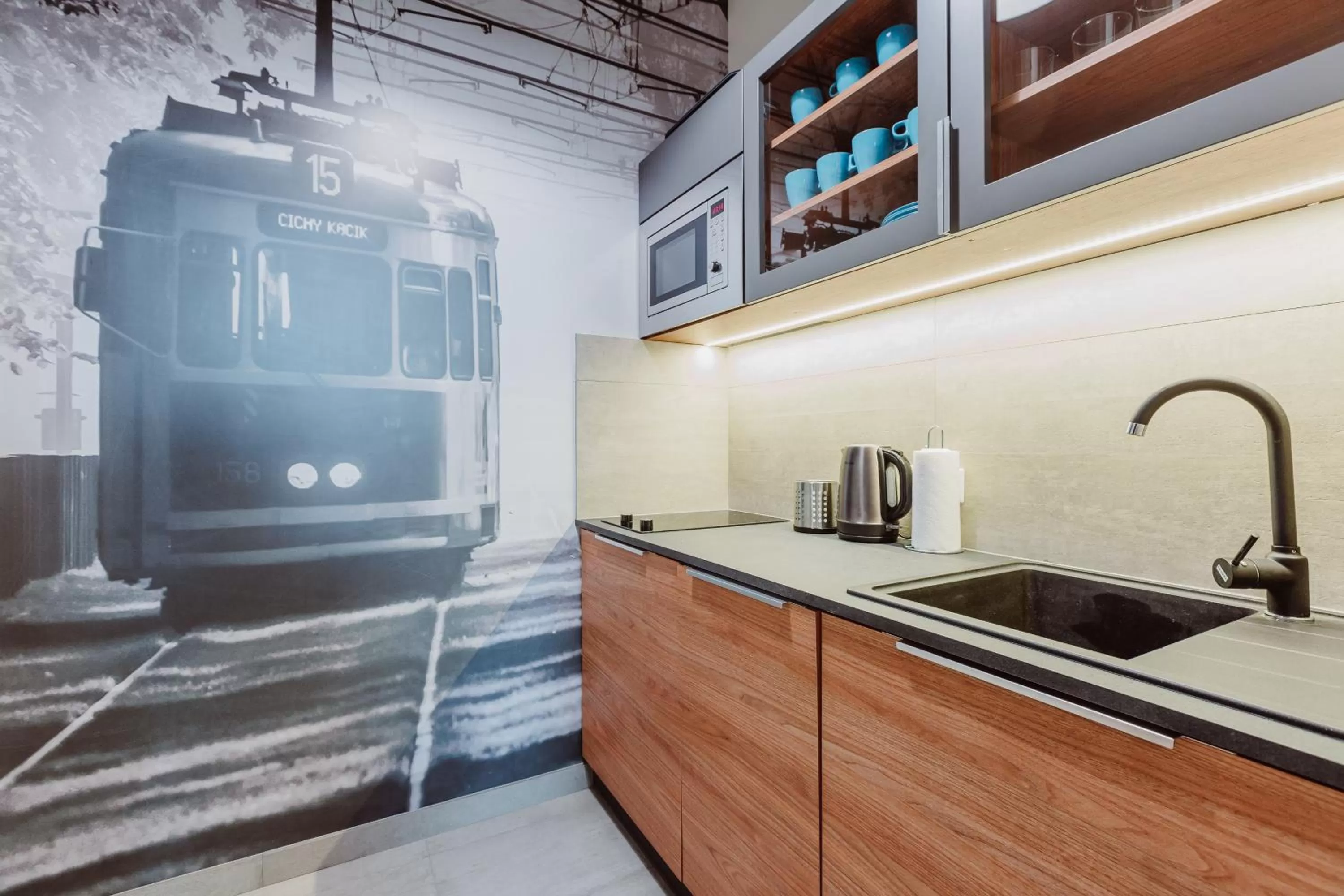 Communal lounge/ TV room in 4Seasons﻿ Apartments Cracow