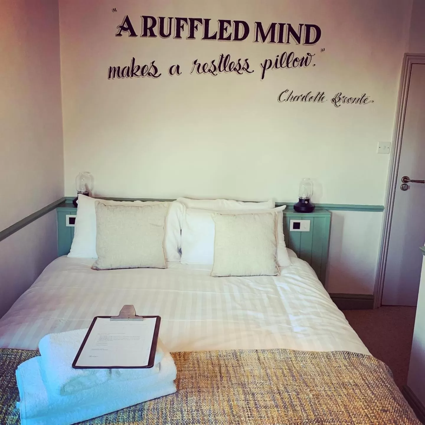 Bed in Black Bull Inn