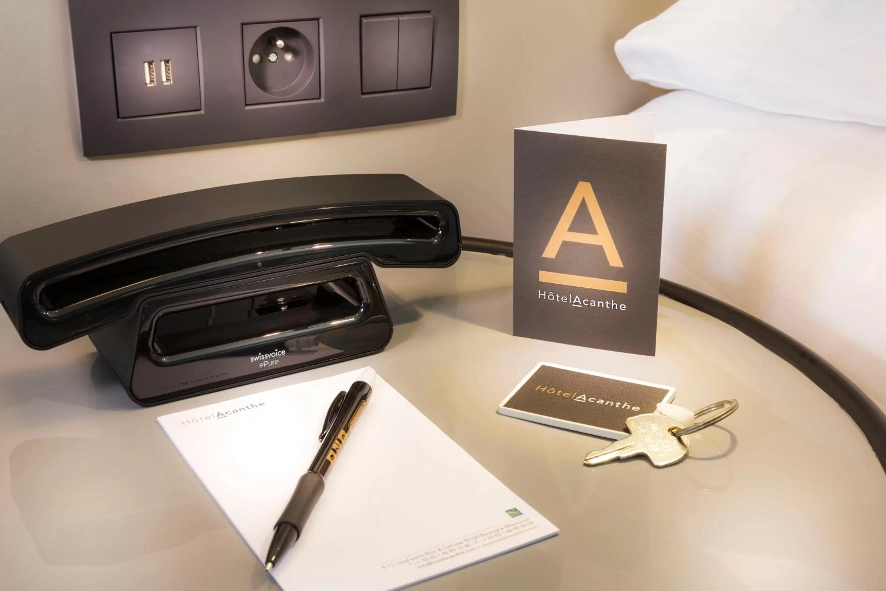 Decorative detail in Hotel Acanthe - Boulogne Billancourt