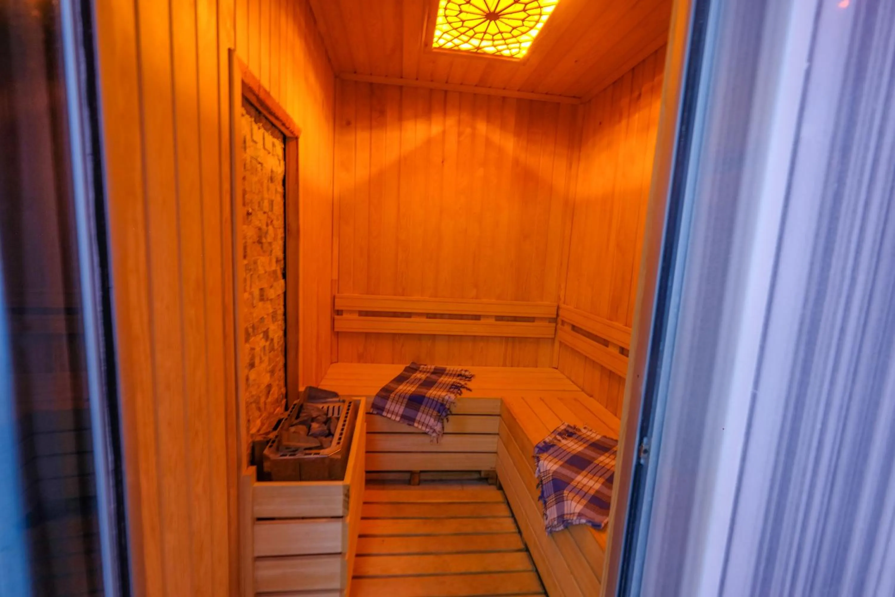 Sauna in Hotel Berke Ranch&Nature