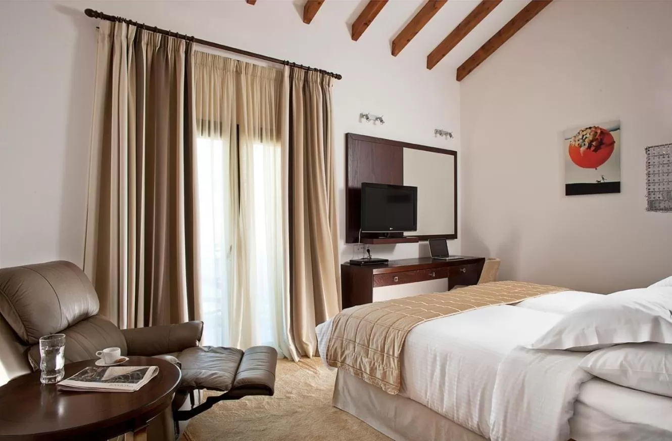 Bed in Kalavrita Canyon Hotel & Spa