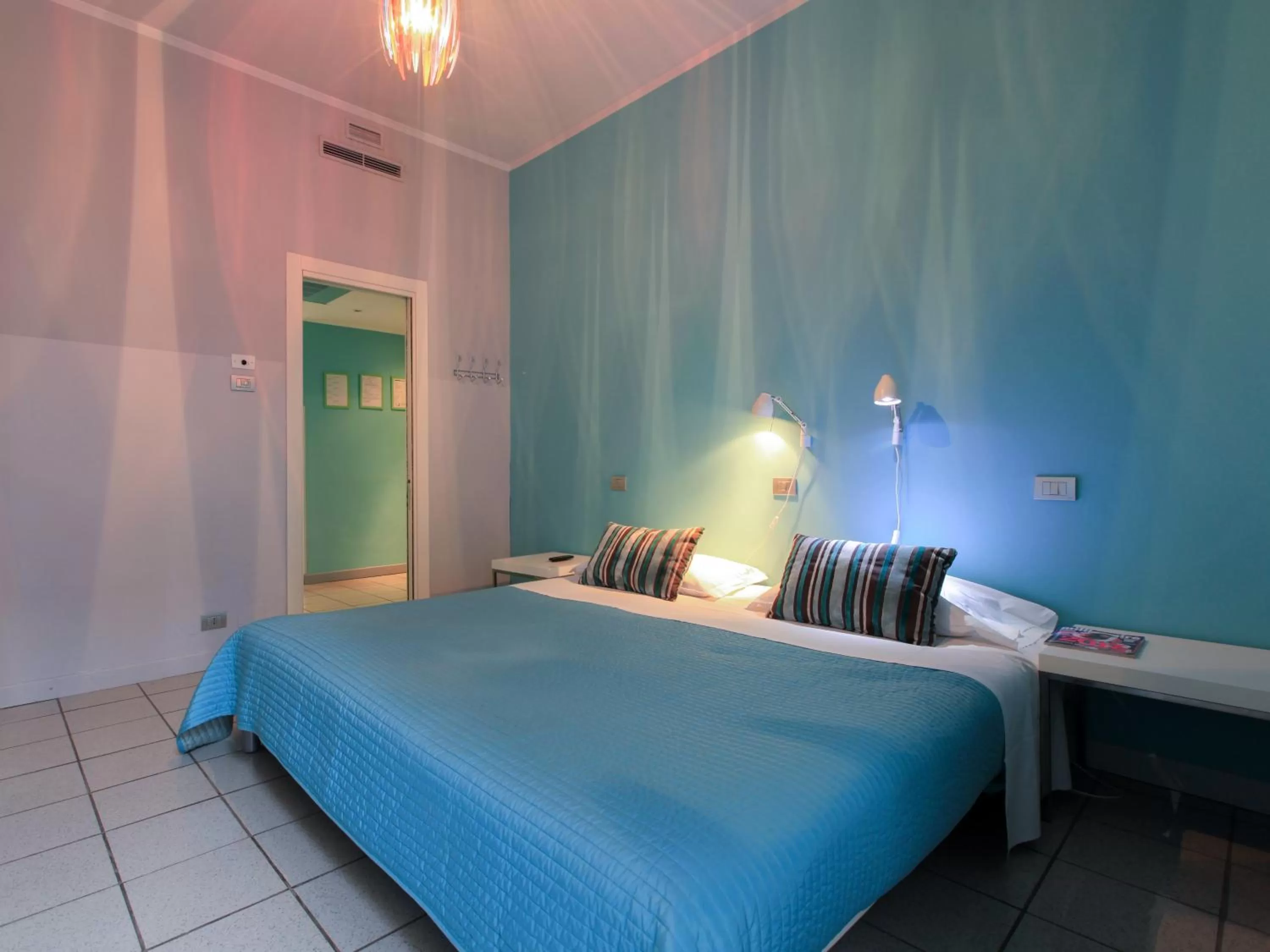 Bedroom, Bed in Residence House Aramis Milano -with free parking