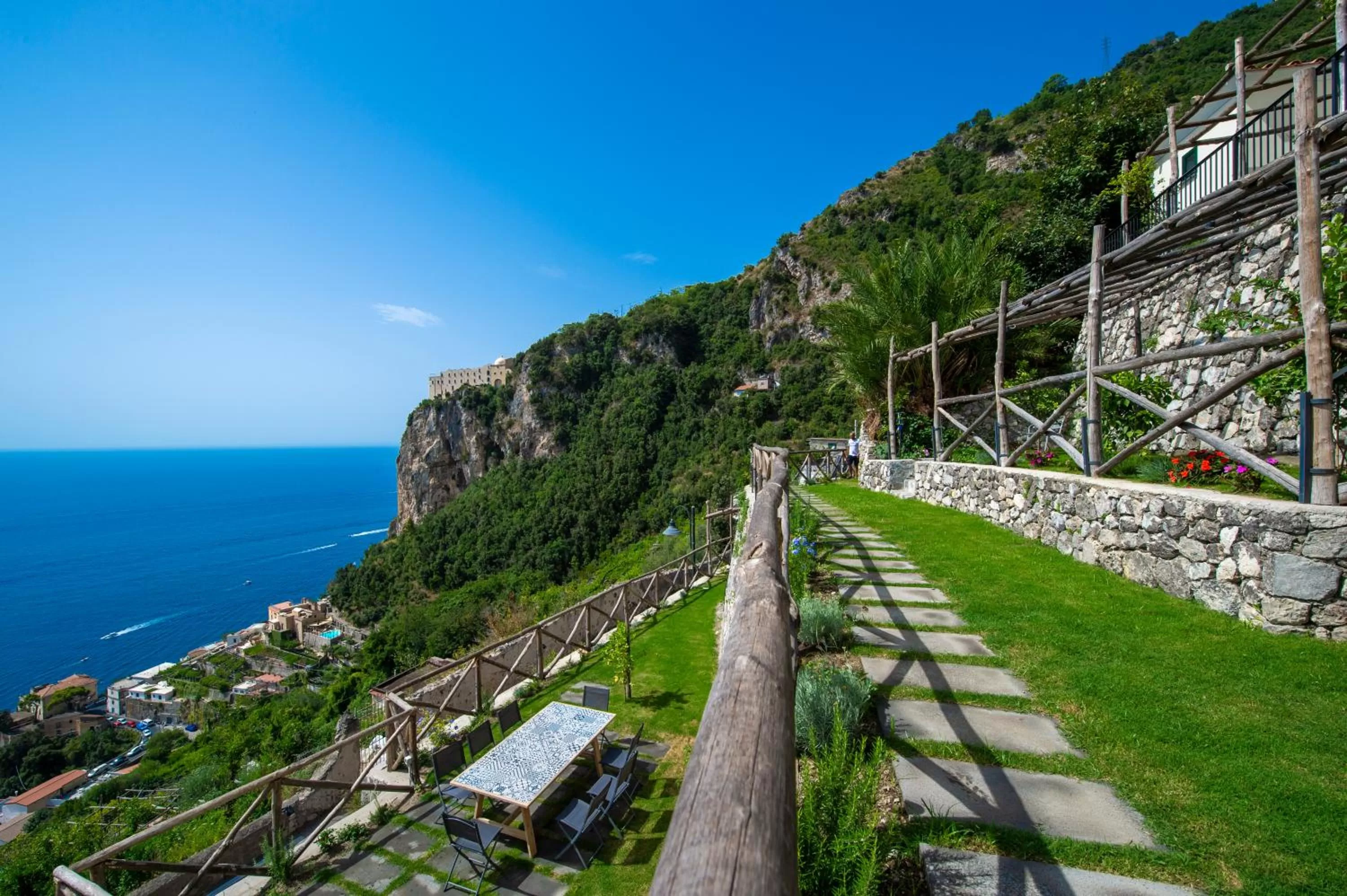 Natural landscape in Villa Foglia Amalfi