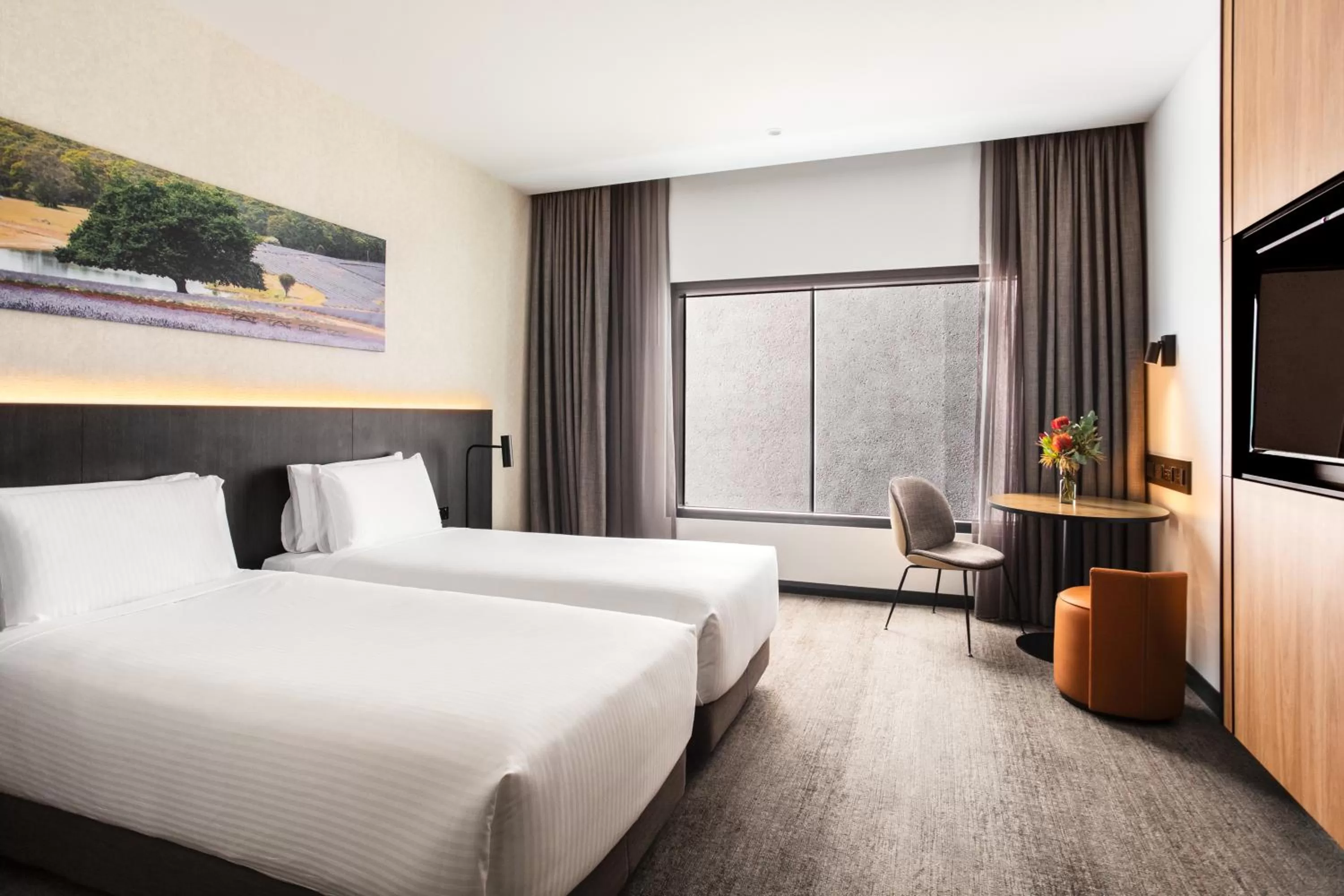 Bedroom, Bed in Mövenpick Hotel Hobart