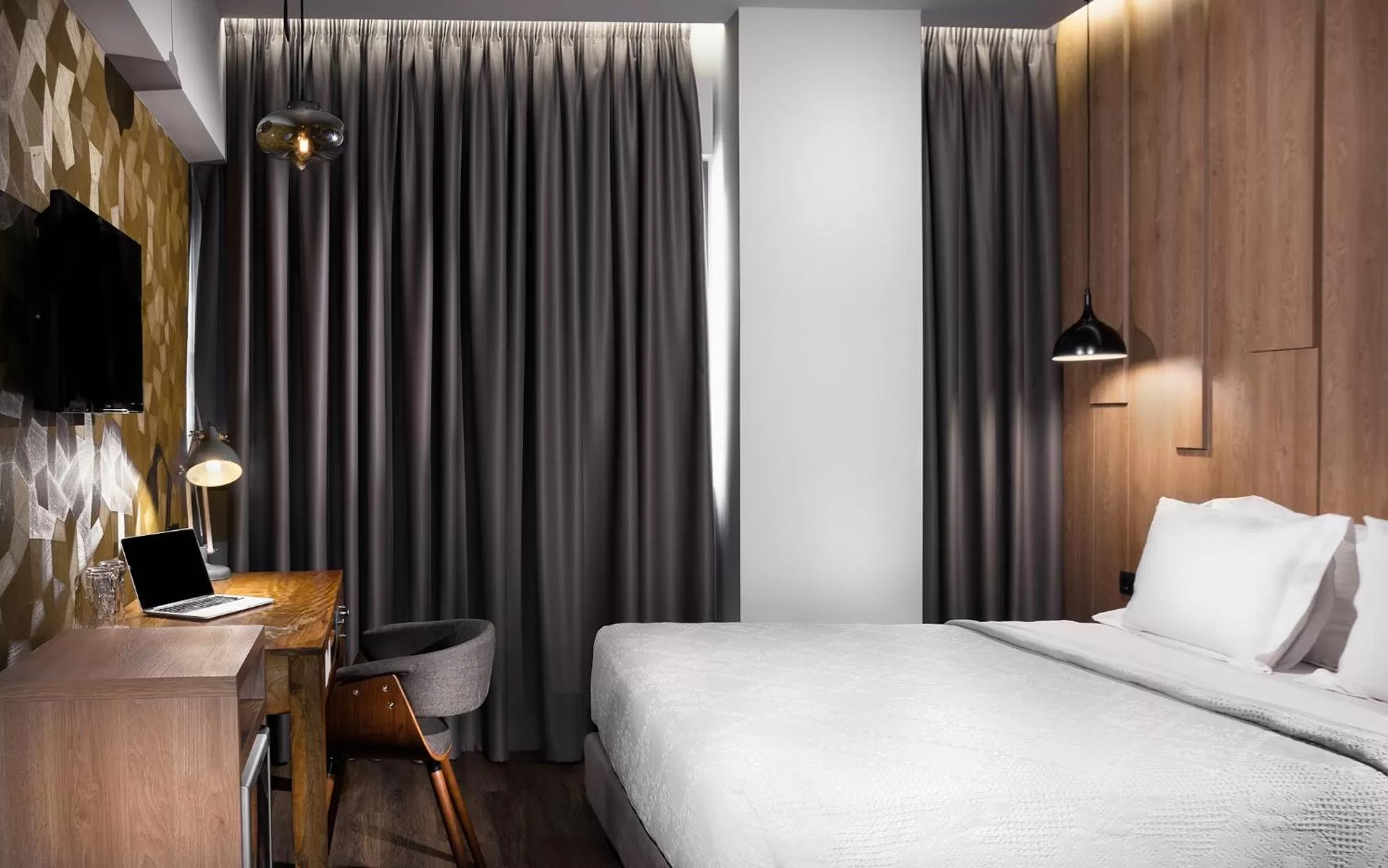 Bed in 360Degrees Pop Art Hotel