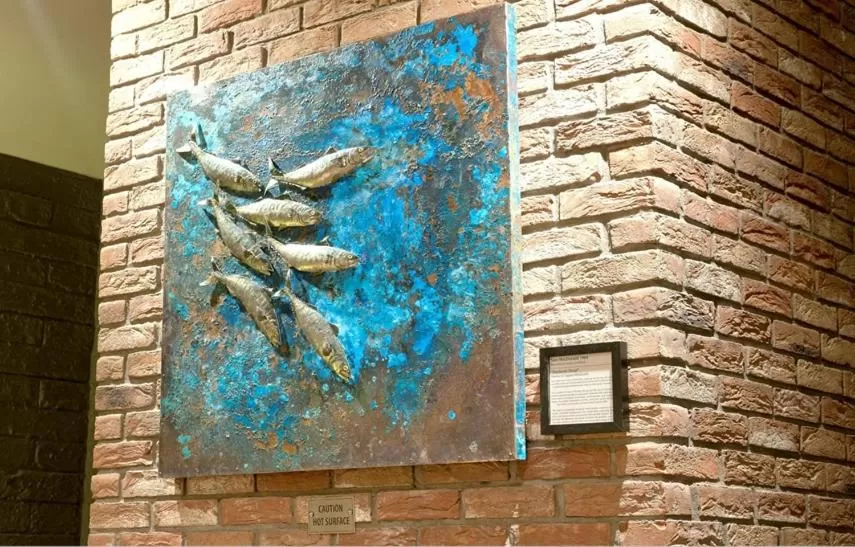 Decorative detail in The Saltoun Inn