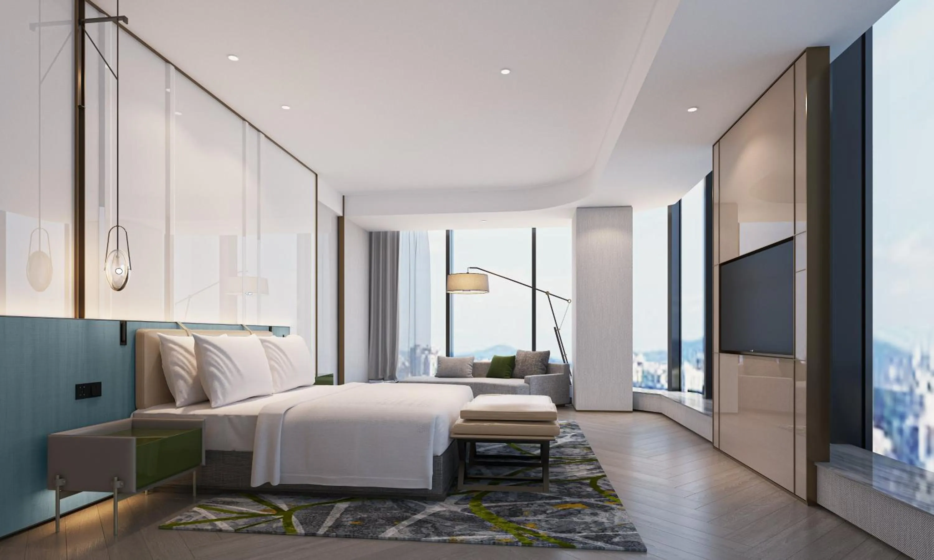 Photo of the whole room, Bed in Holiday Inn Changchun Oriental Plaza by IHG