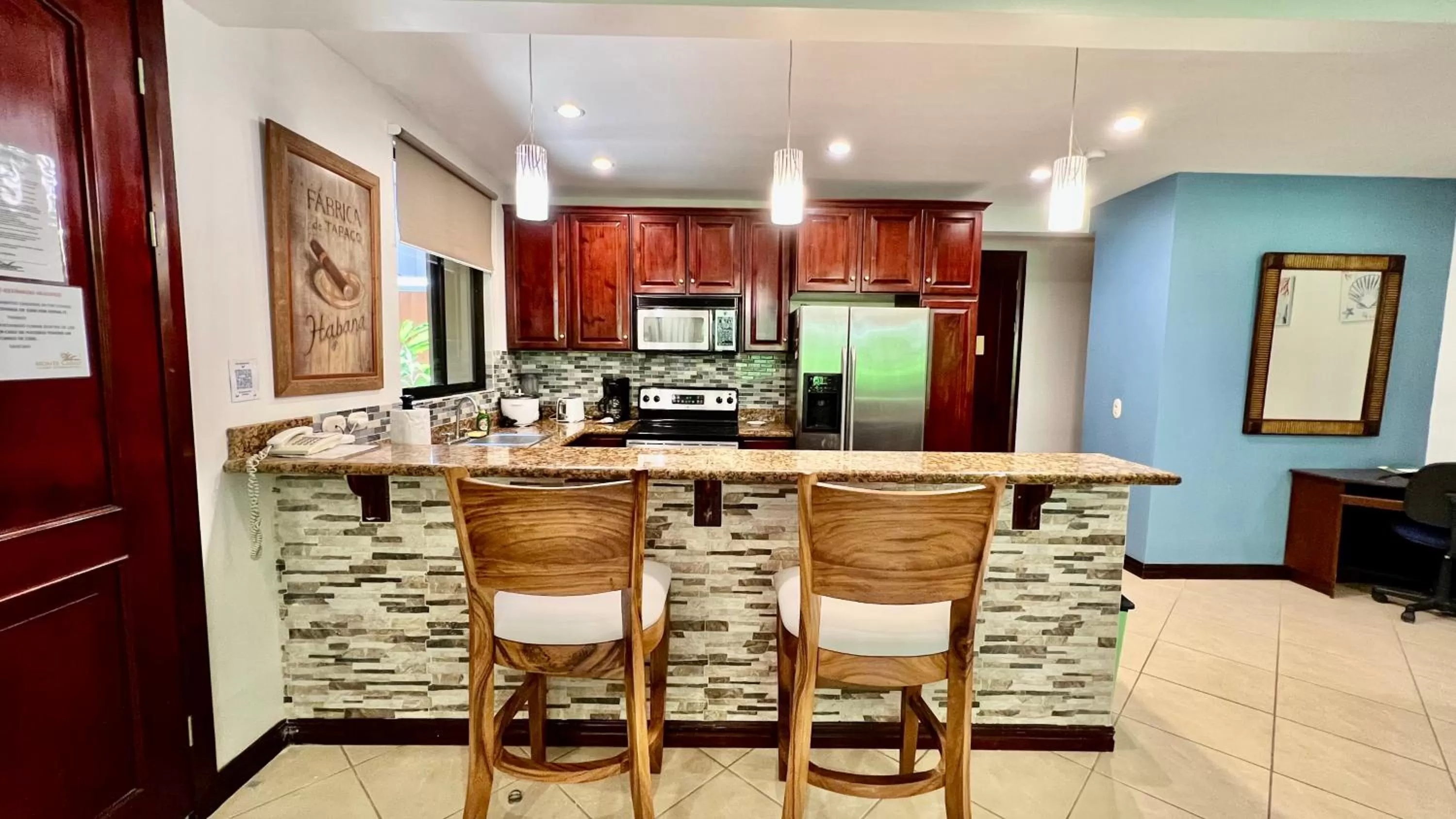 kitchen in Monte Carlo Luxury Condominiums