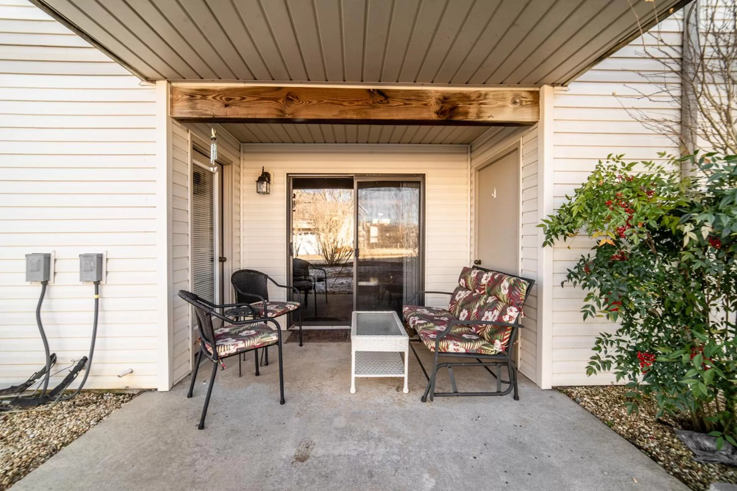 Patio in Pointe Royale Golf Resort