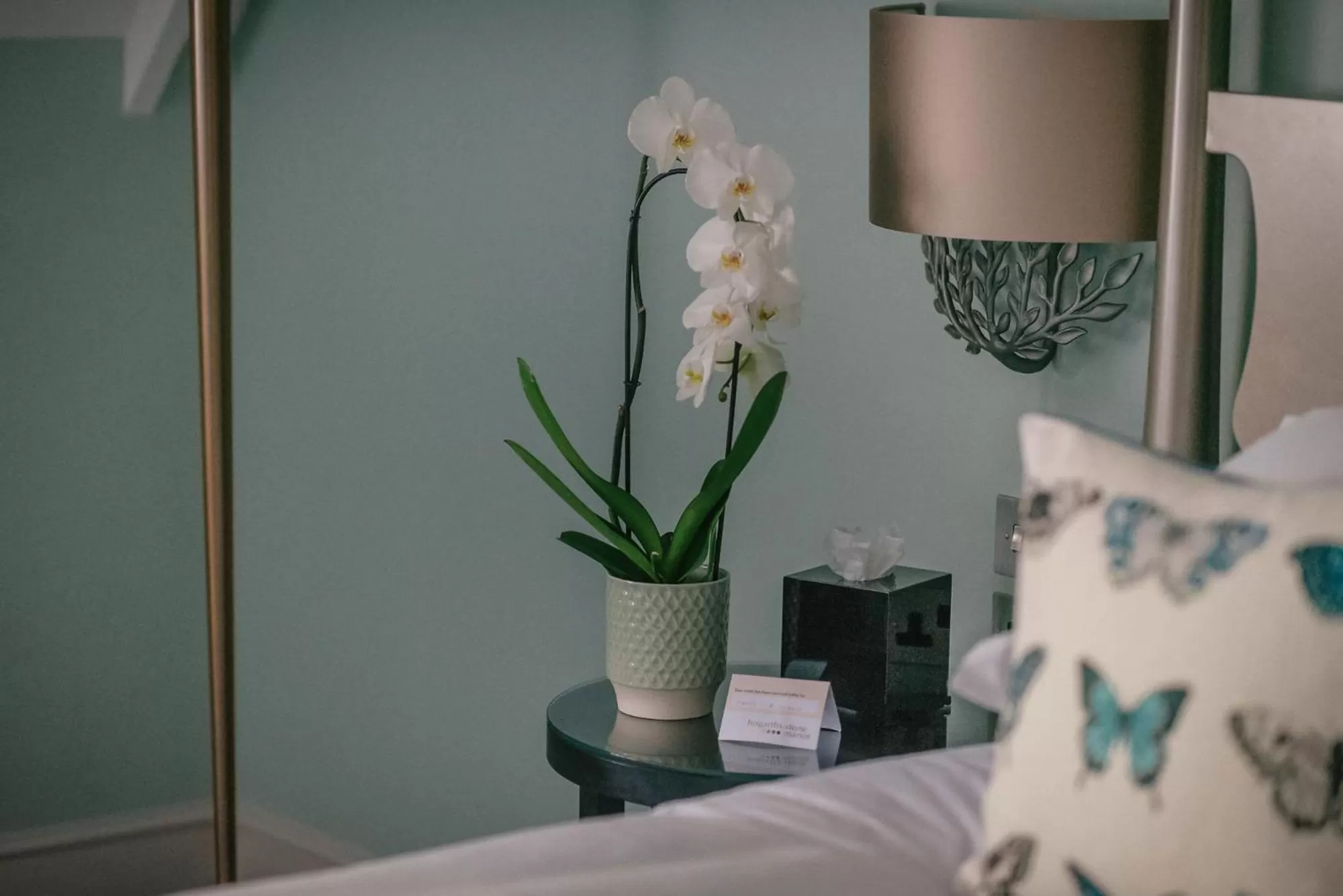 Decorative detail, Bed in Hogarths Stone Manor