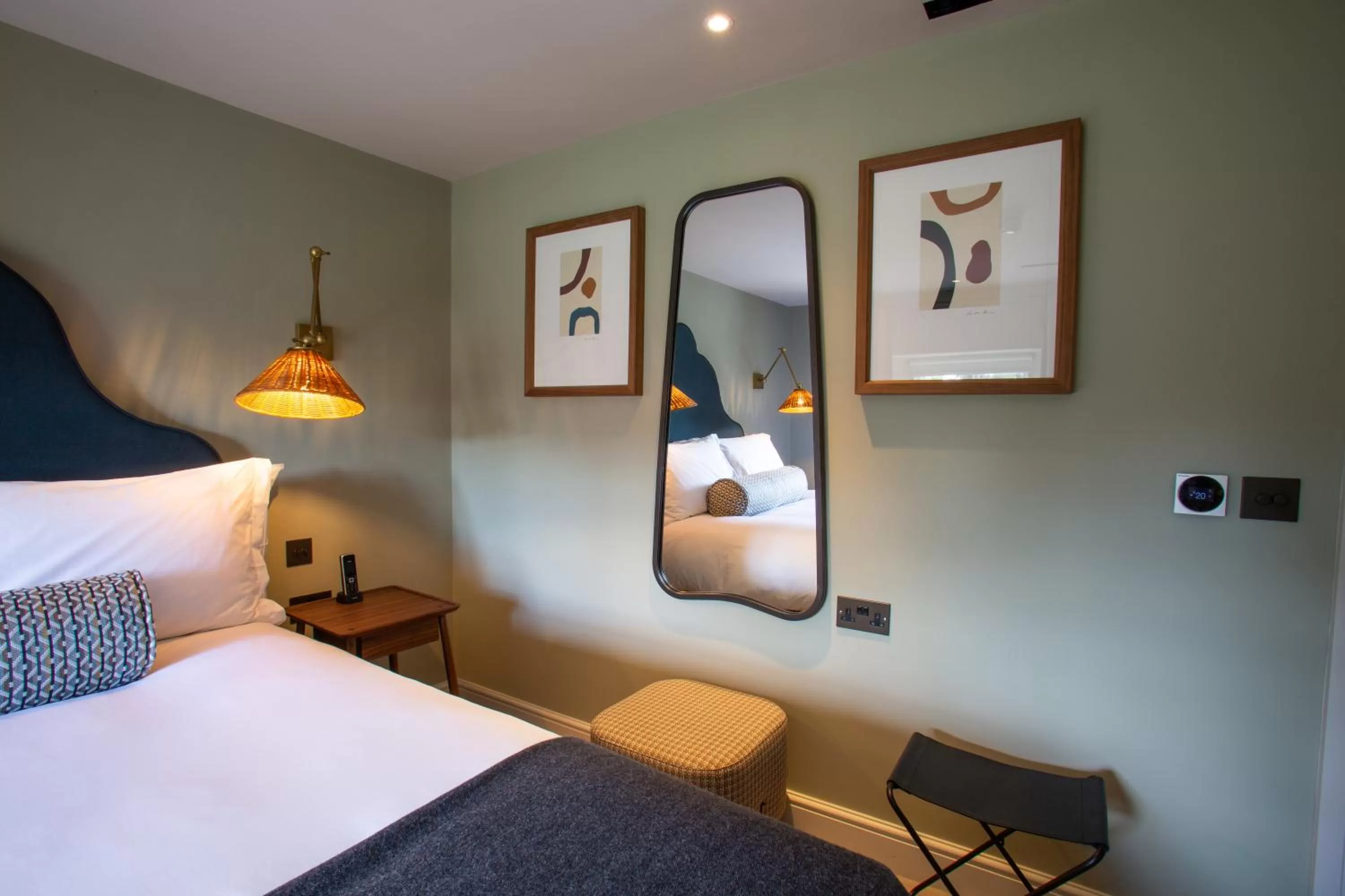 Bed in The Falcon Hotel