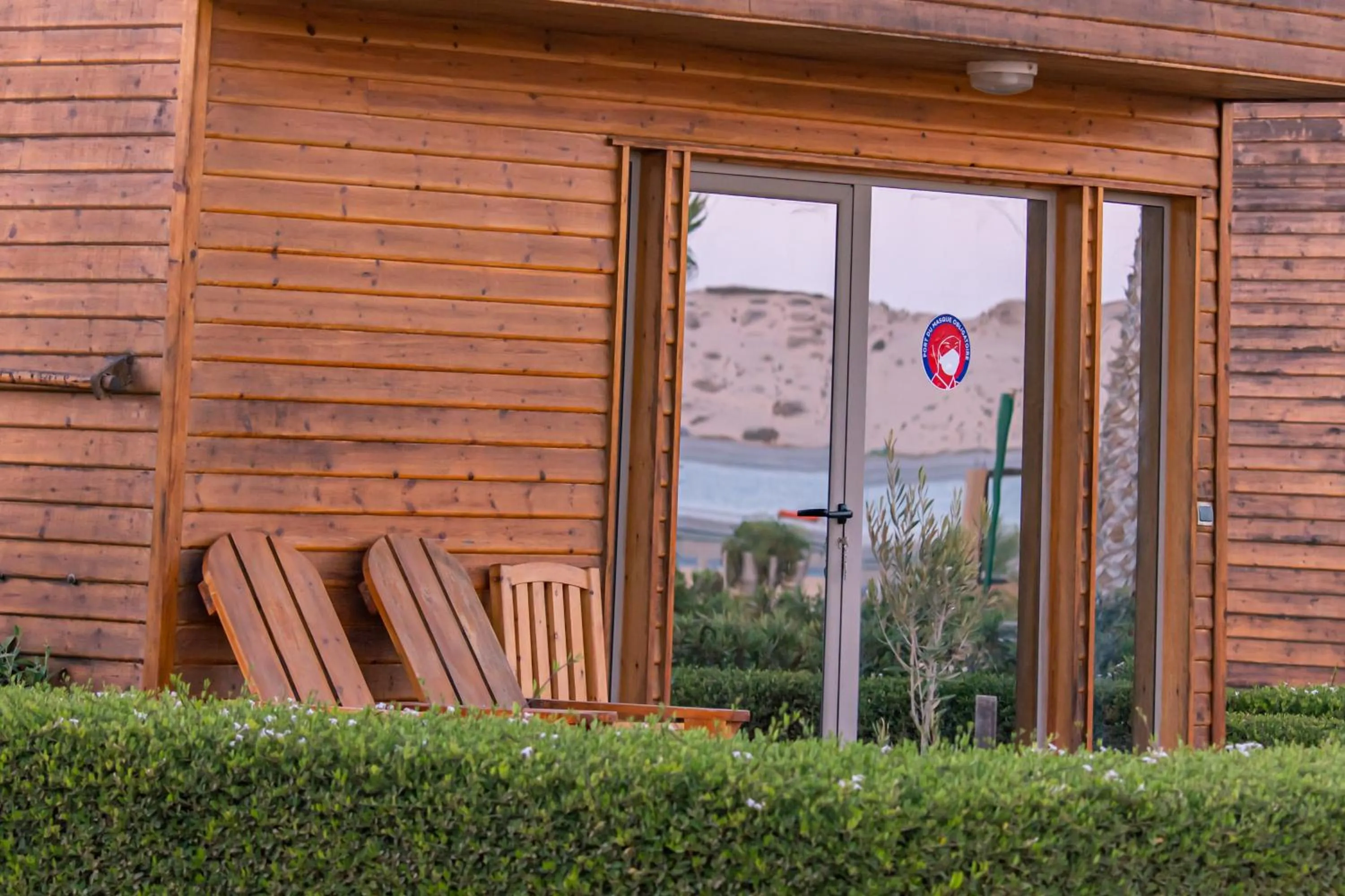 Patio in Dakhla Camp