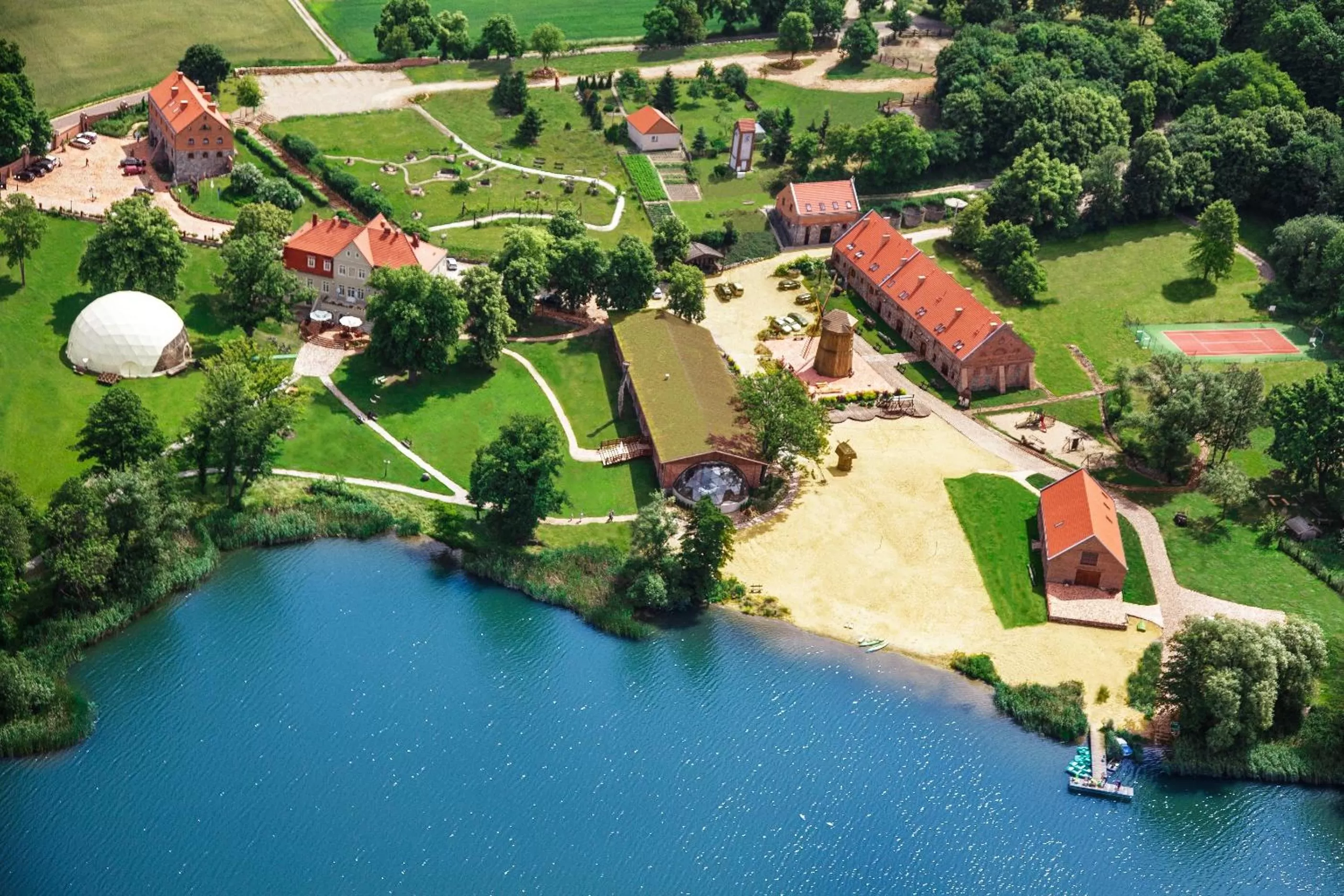 Beach, Bird's-eye View in Olandia