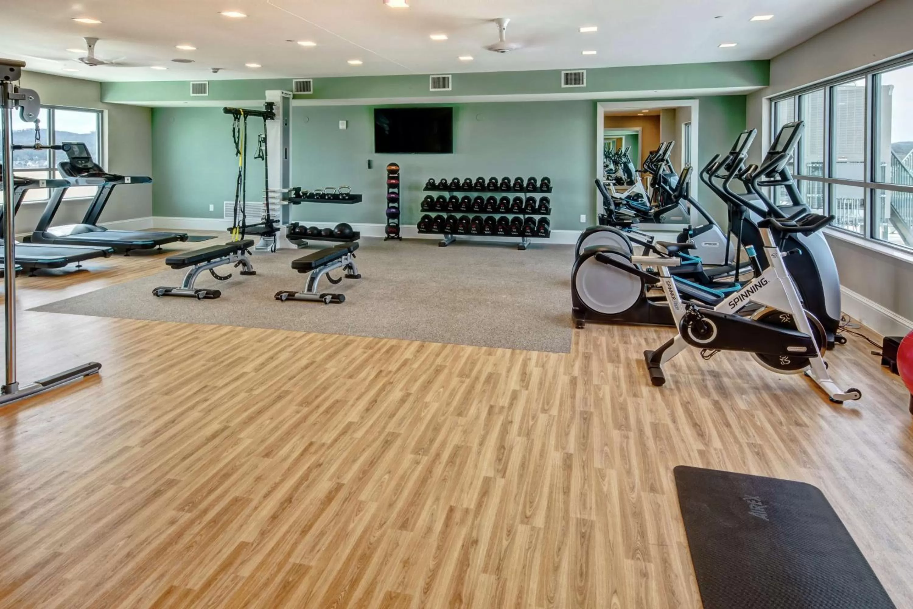 Fitness centre/facilities in Hilton Nashville Green Hills