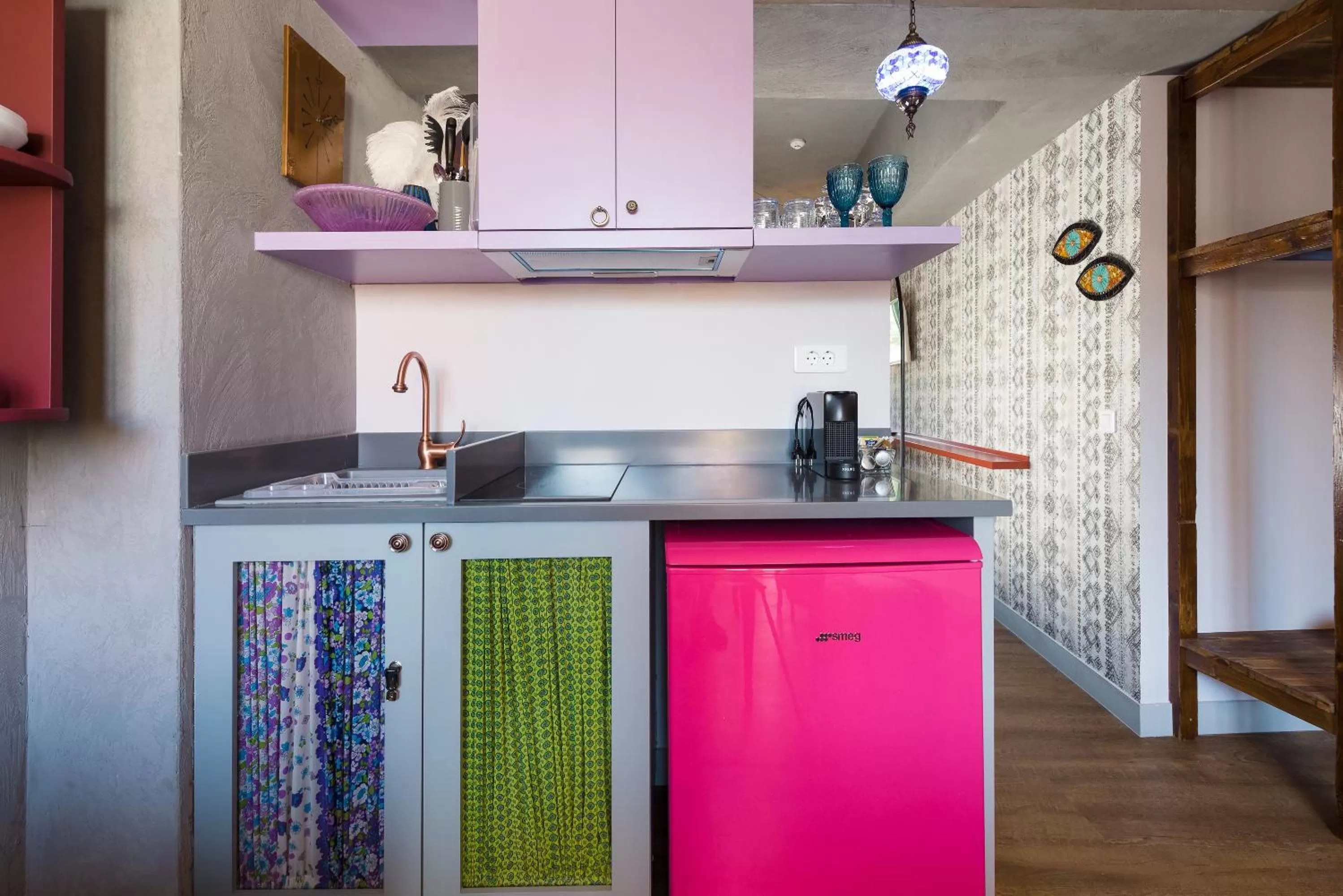 Kitchen or kitchenette in Downtown Athens Lofts - The Acropolis Observatory