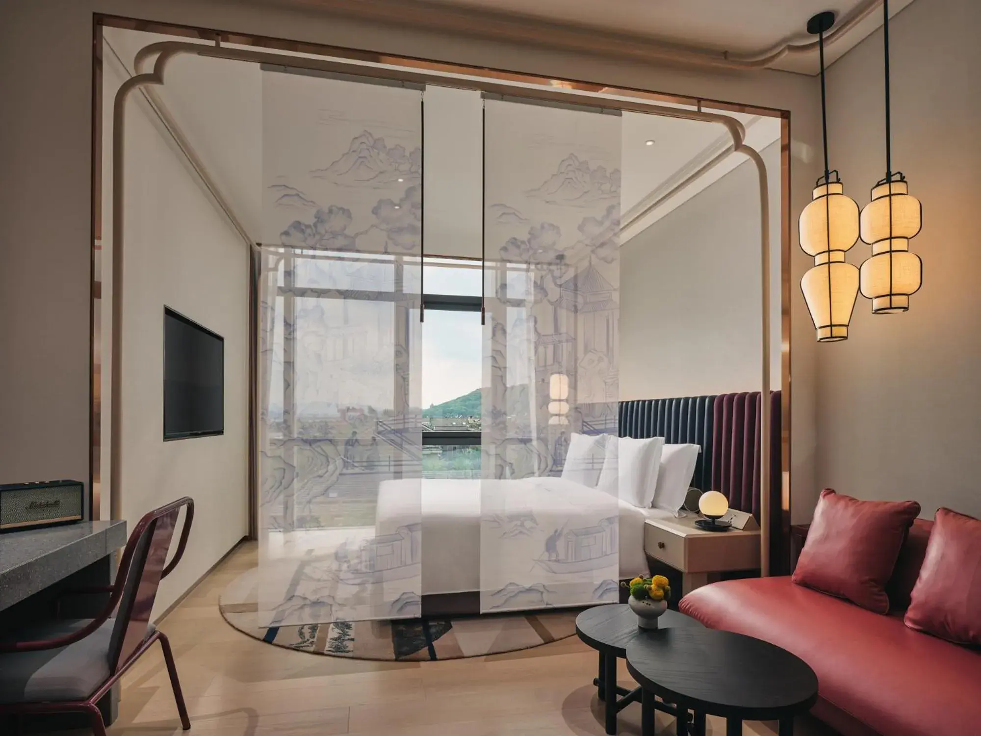 Premium King Room - Lounge Access in Hotel Indigo Hangzhou Uptown,Close to Westlake , boutique design hotel with freeflow minibar Premium King Room - Lounge Access in Hotel Indigo Hangzhou Uptown,Close to Westlake , boutique design hotel with freeflow minibar