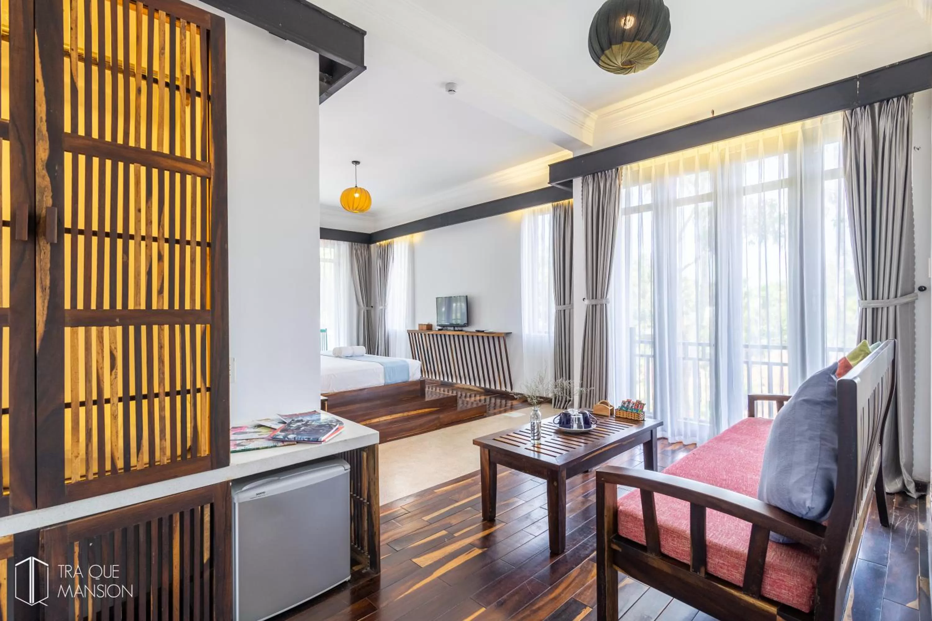 Living room in Tra Que Mansion