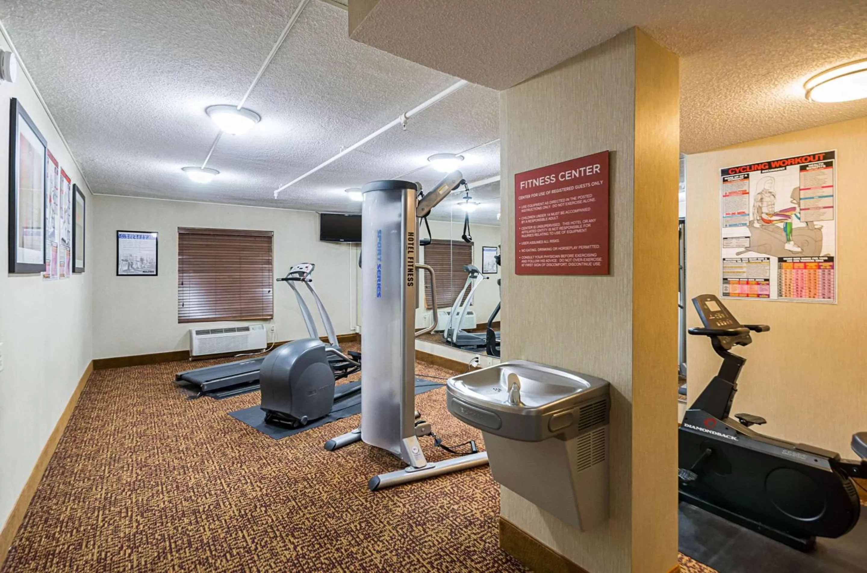 Fitness centre/facilities in Quality Inn & Suites Hagerstown